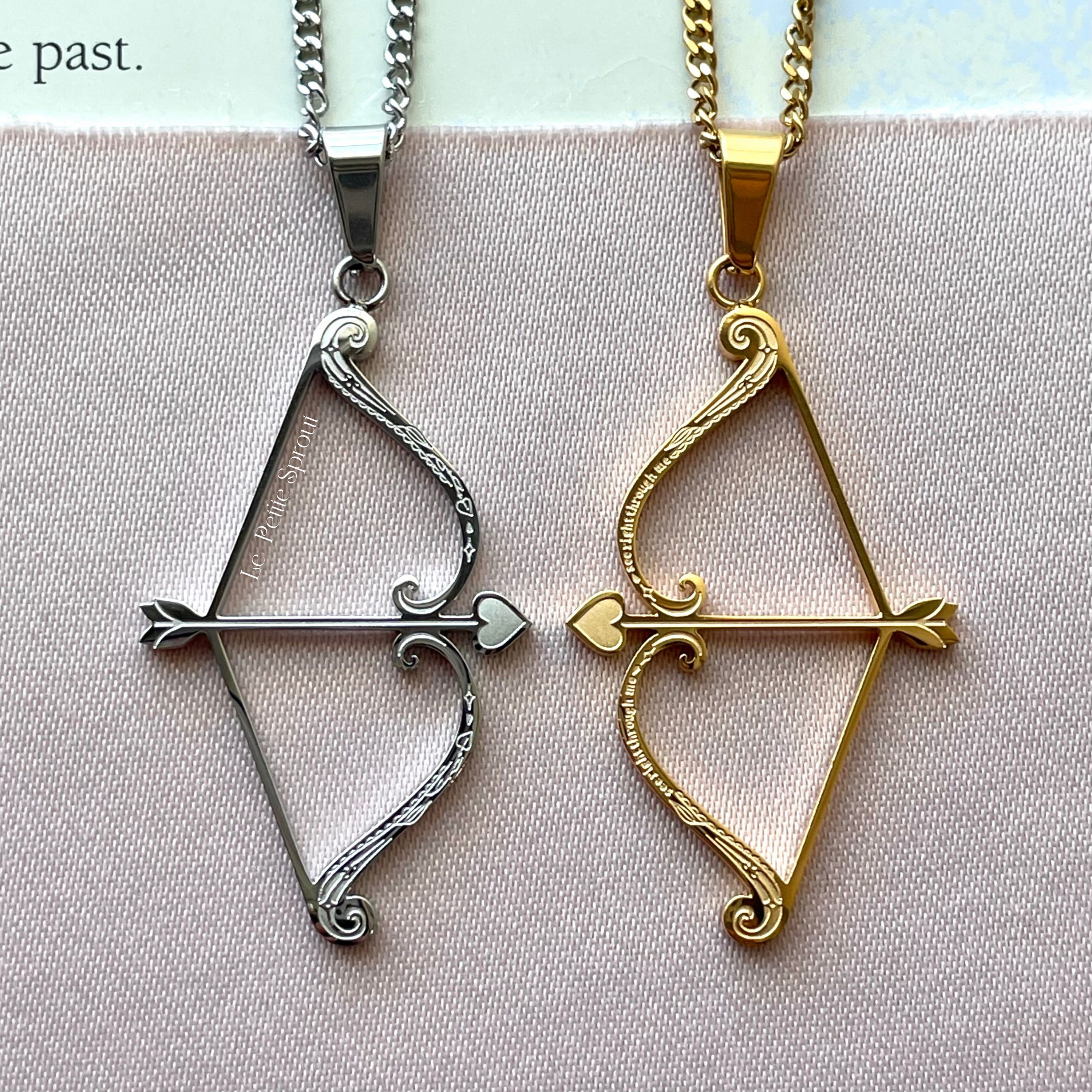 Archer's Love Double-Sided Necklace