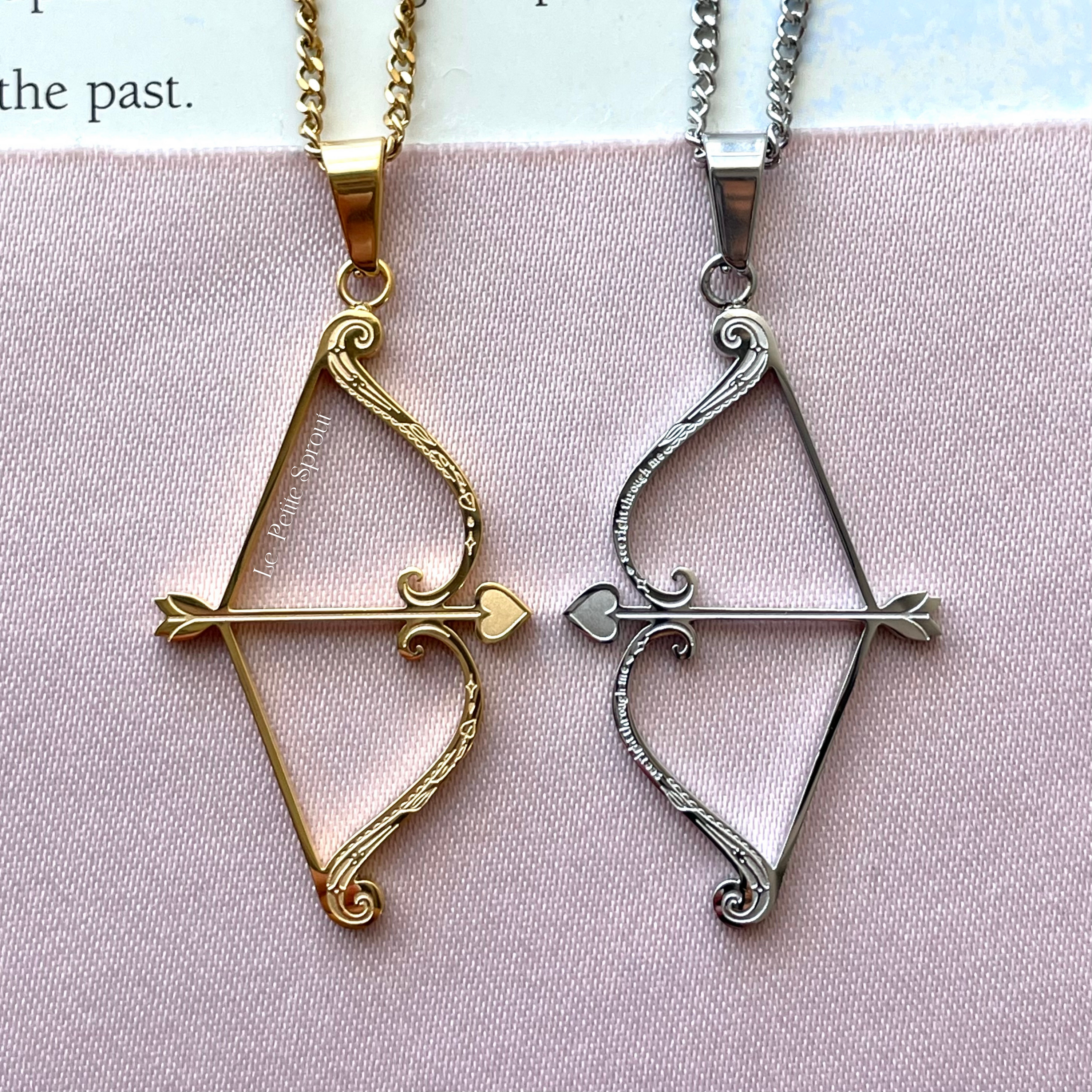 Archer's Love Double-Sided Necklace