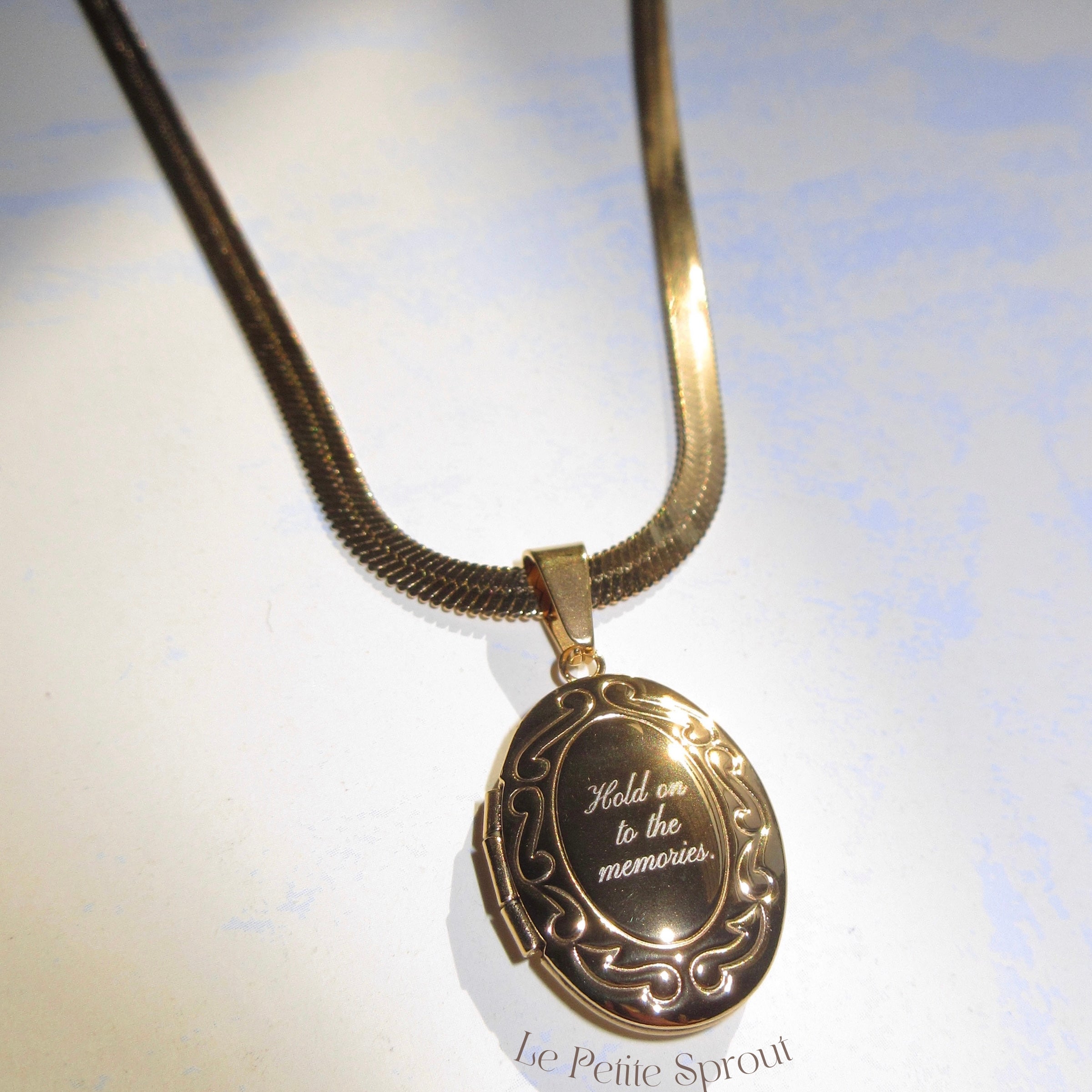 Hold on to Memories Locket Necklace