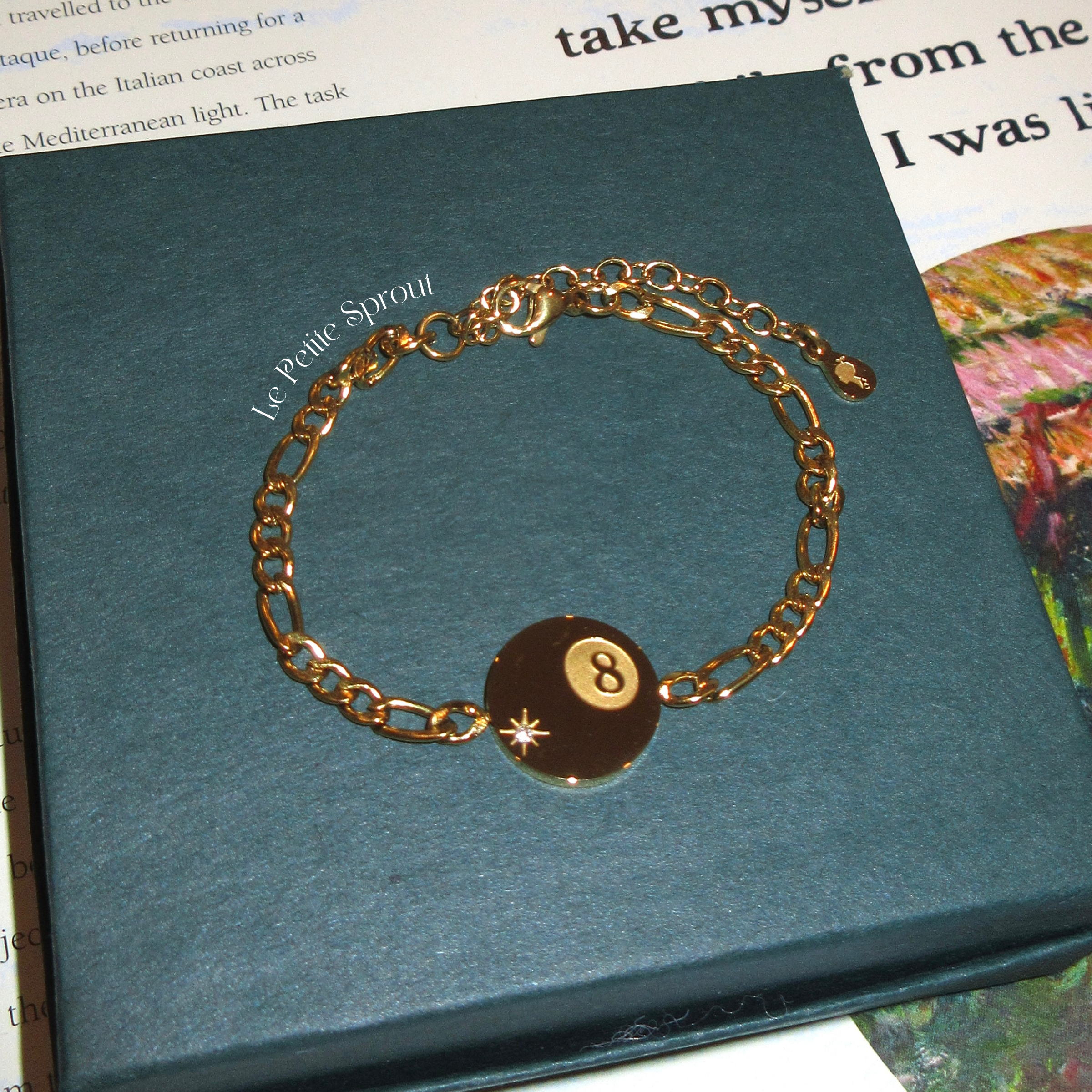 8 Ball Double-Sided Bracelet