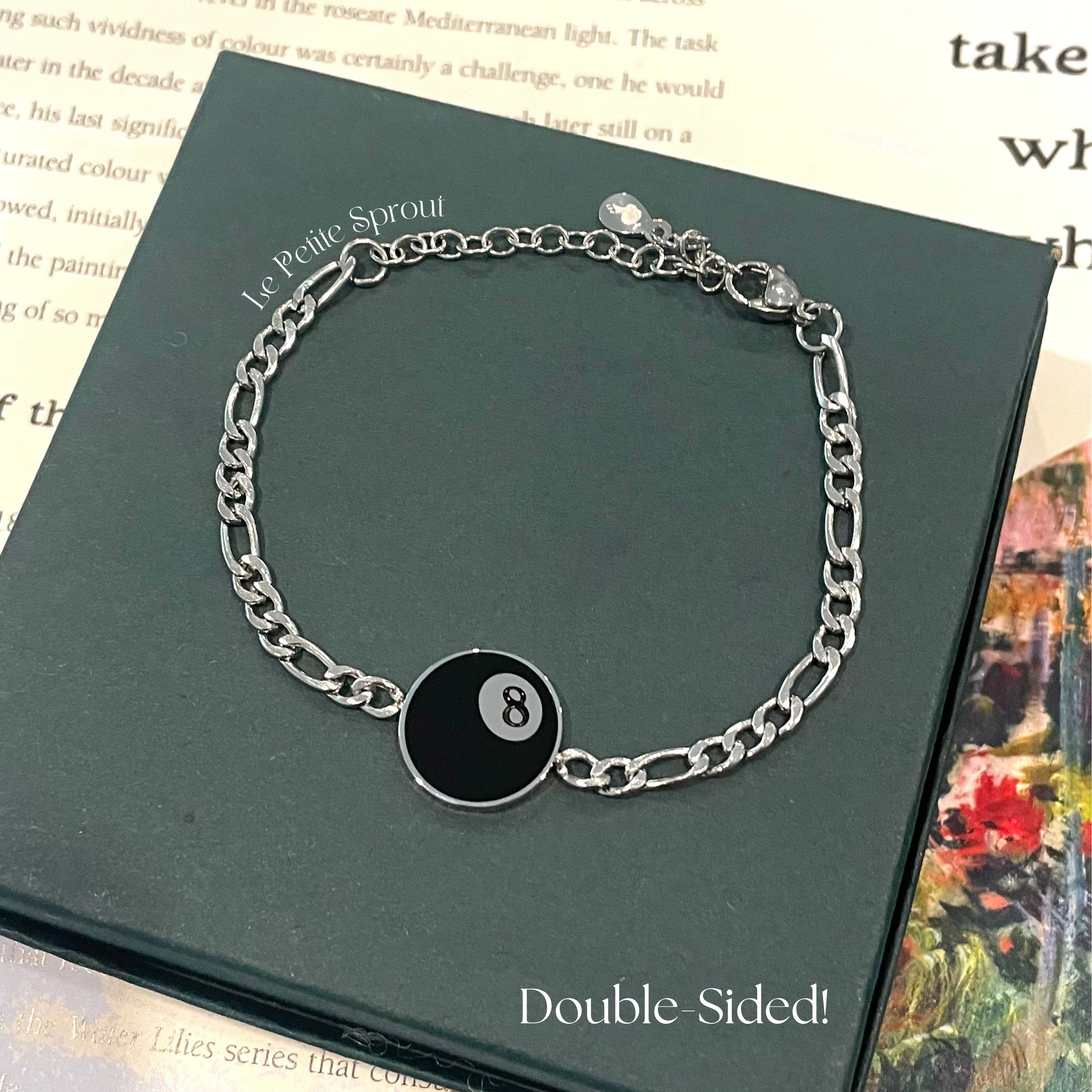 8 Ball Double-Sided Bracelet