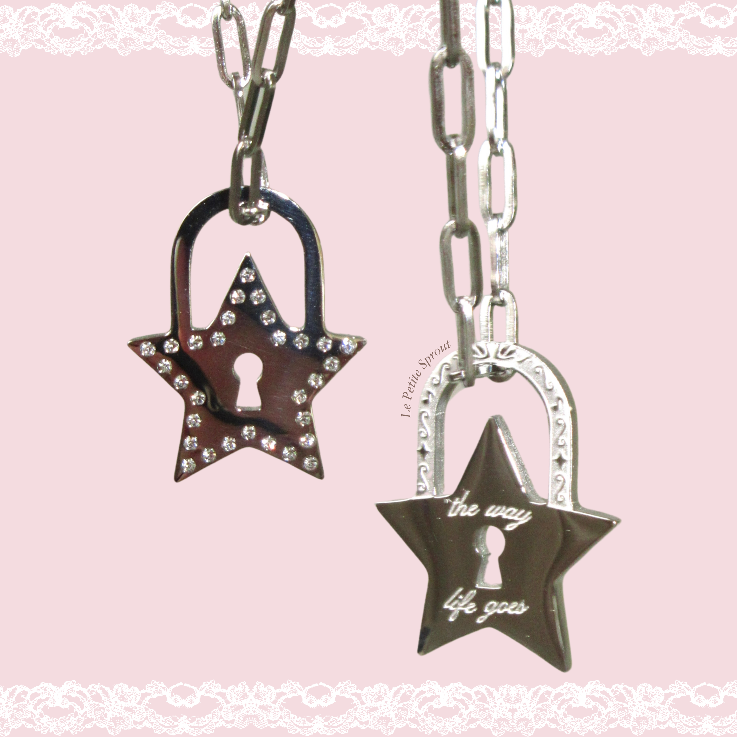 Star Lock Necklace