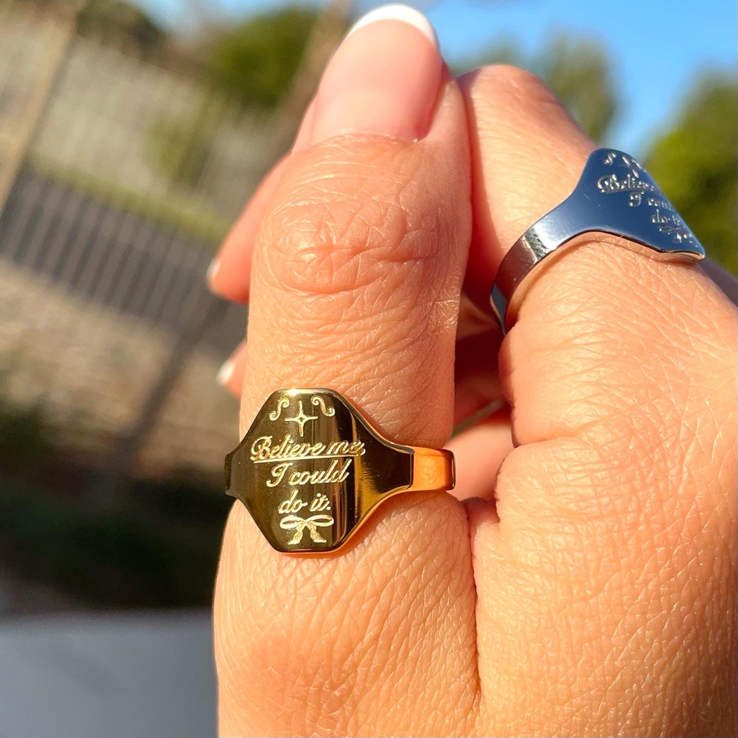Believe Me Ring