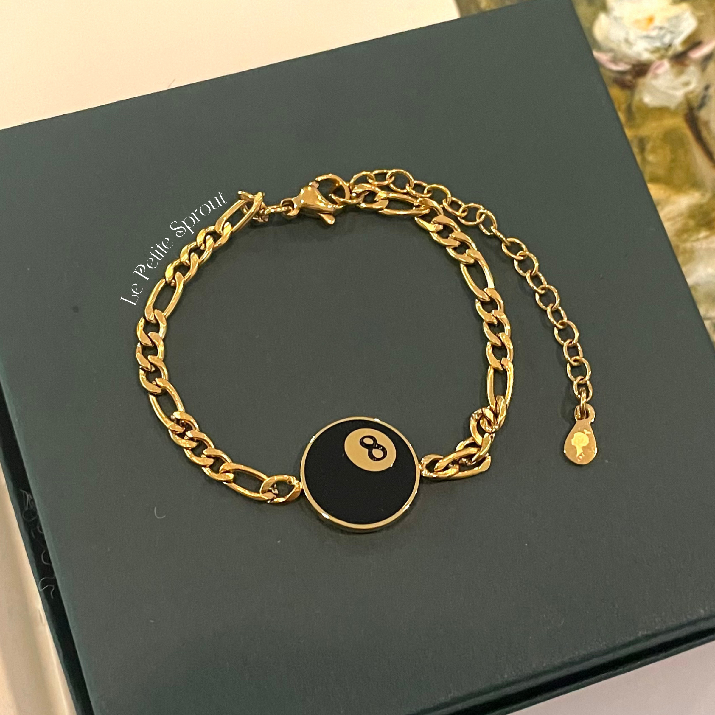 8 Ball Double-Sided Bracelet