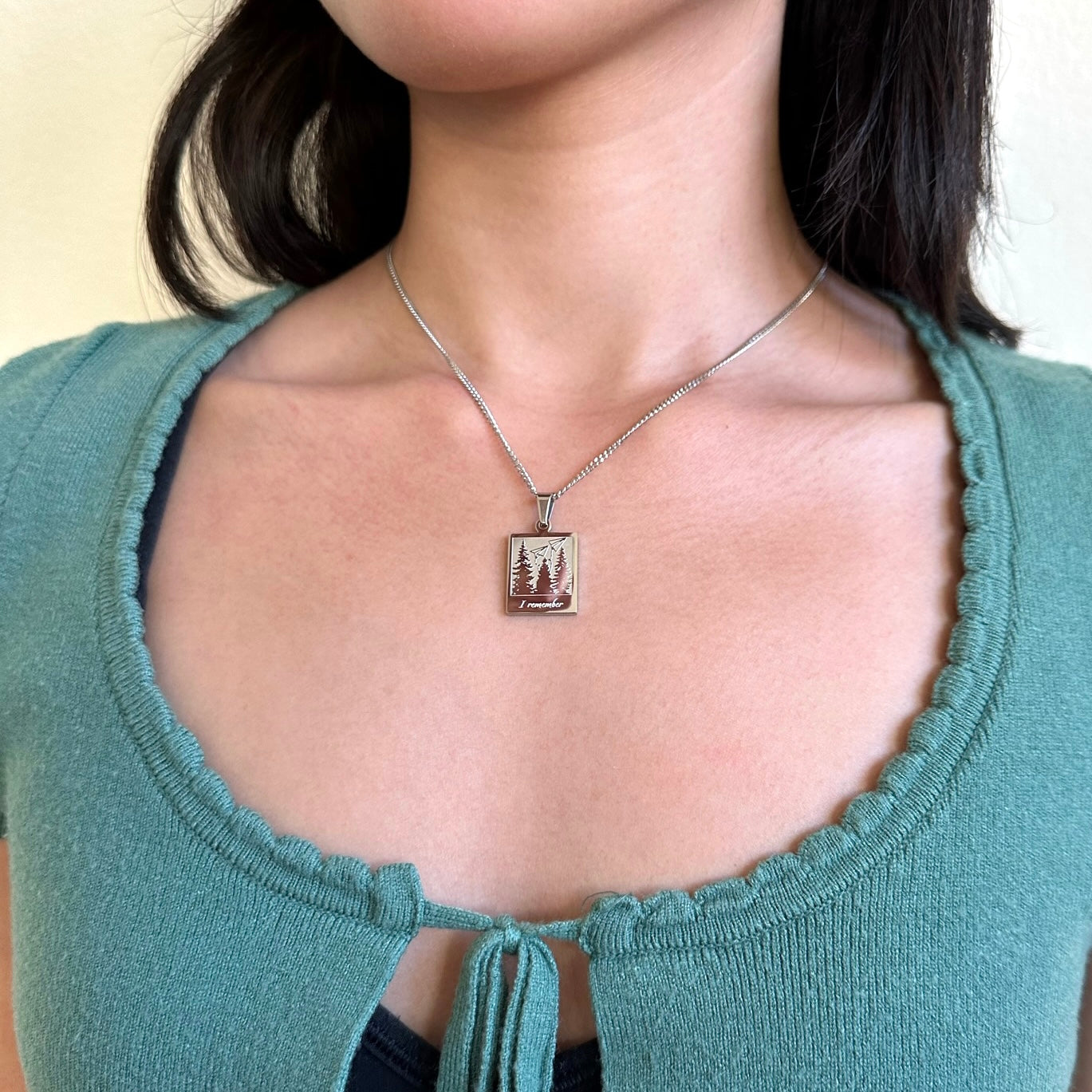 Castle in the Woods Double-Sided Necklace