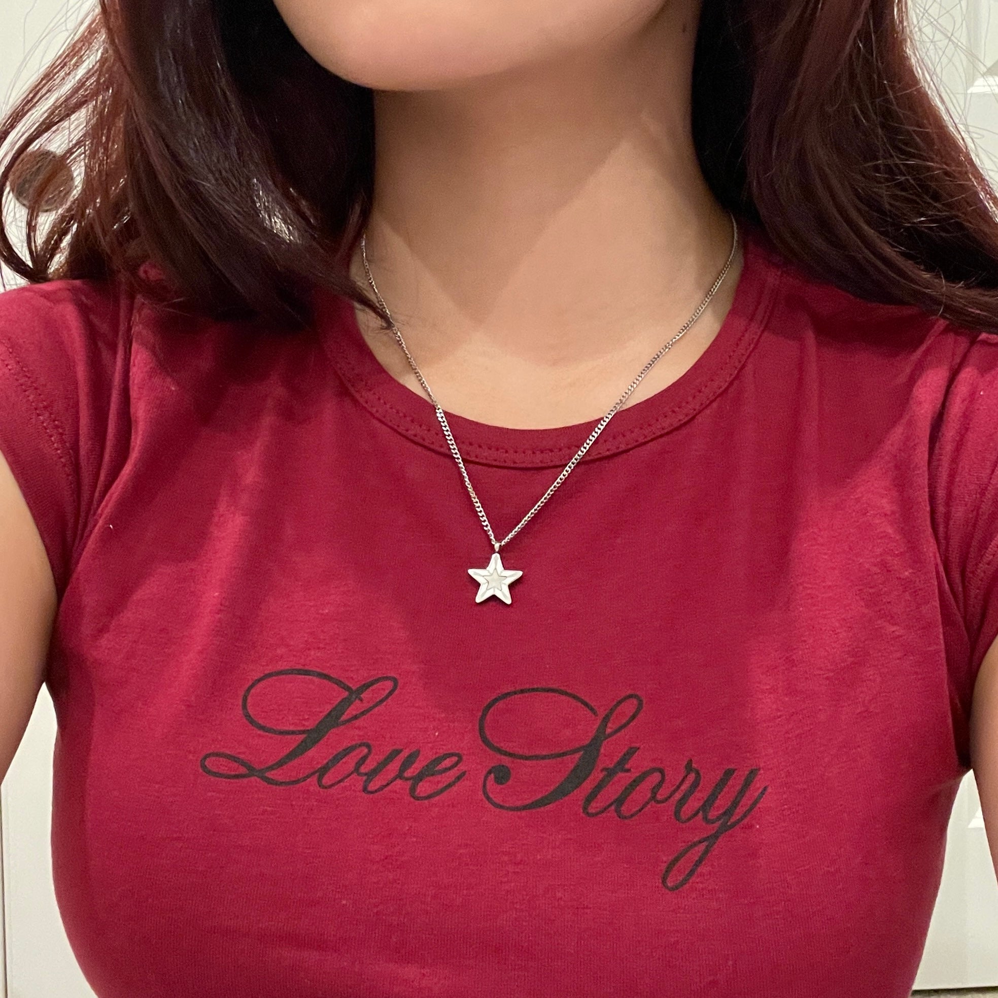 Stella Double-Sided Light Shell Necklace