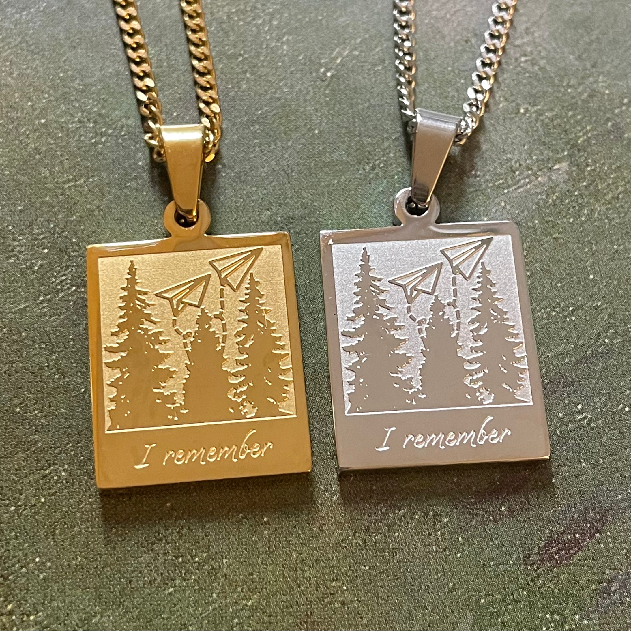 Castle in the Woods Double-Sided Necklace