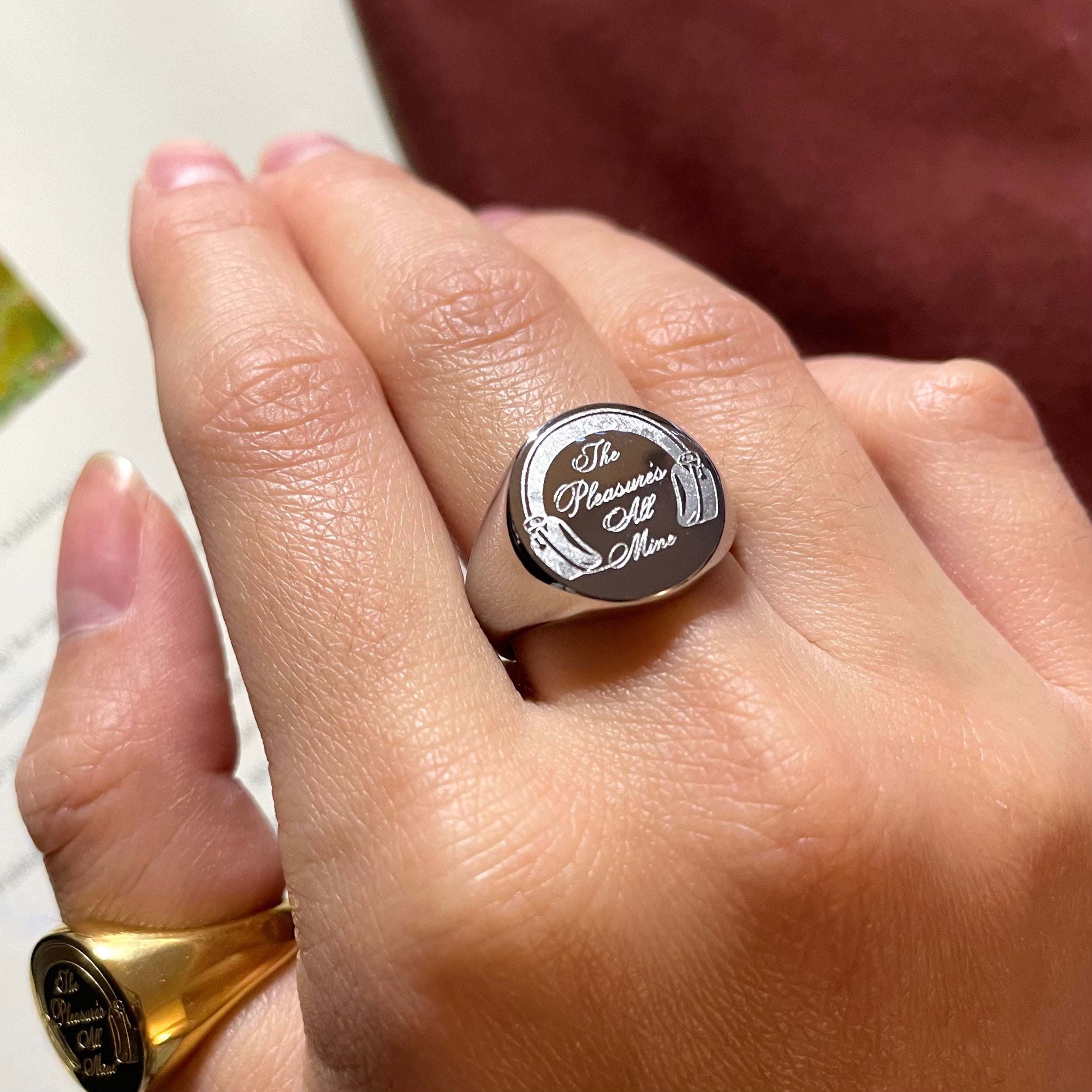 Pleasure's All Mine Signet Ring