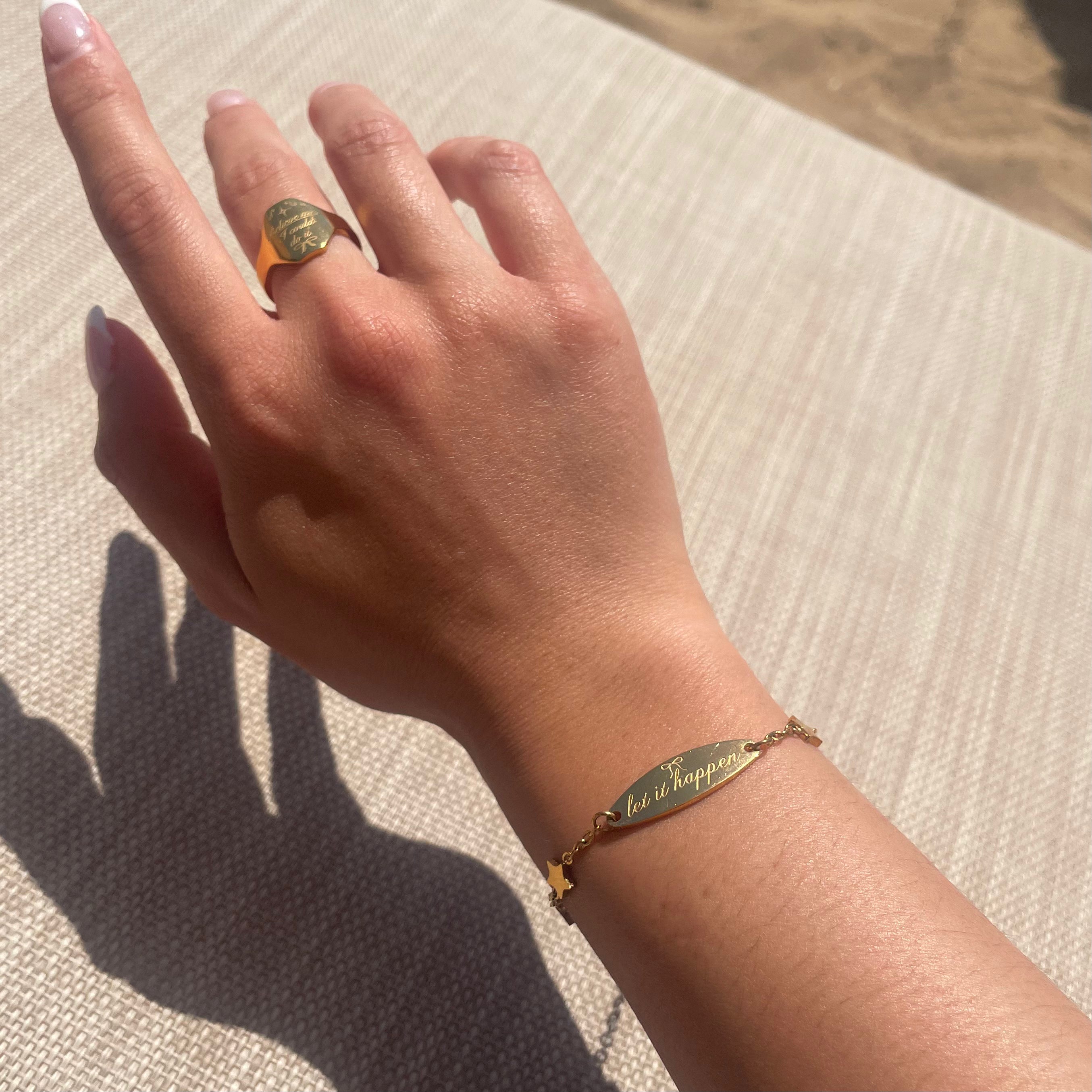 Let It Star Chain Bracelet