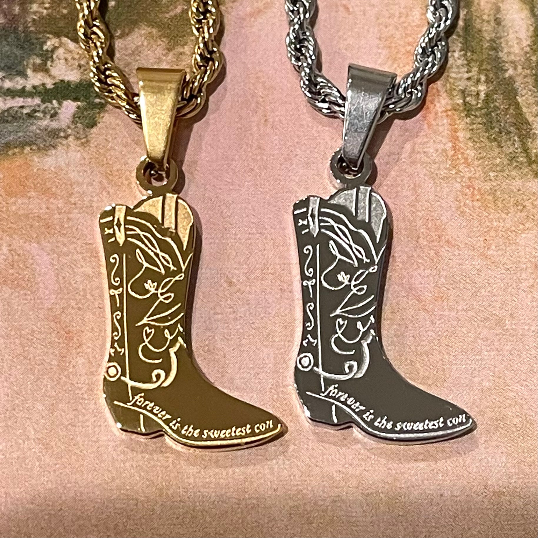 Forever Cowboy Double-Sided Necklace – Le Petite Sprout