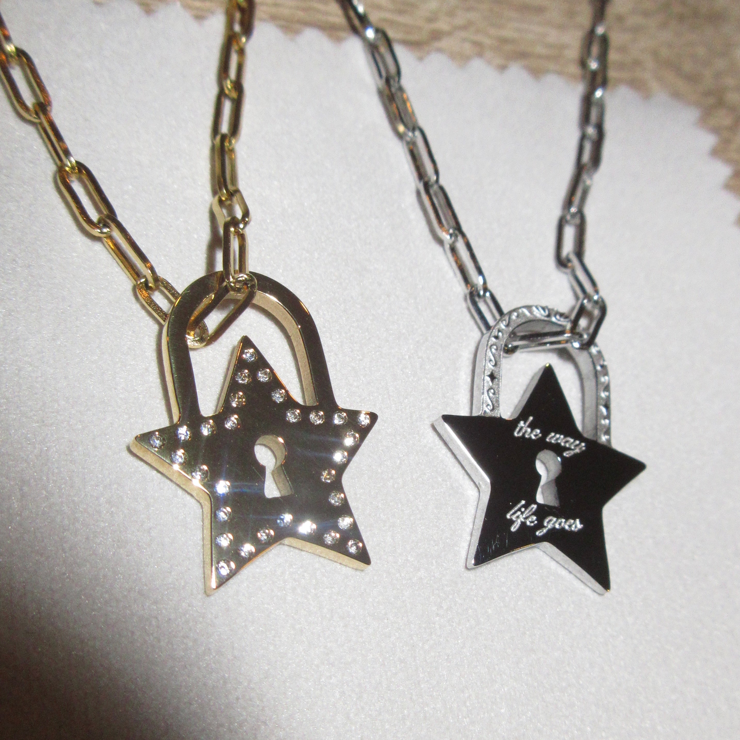 Star Lock Necklace