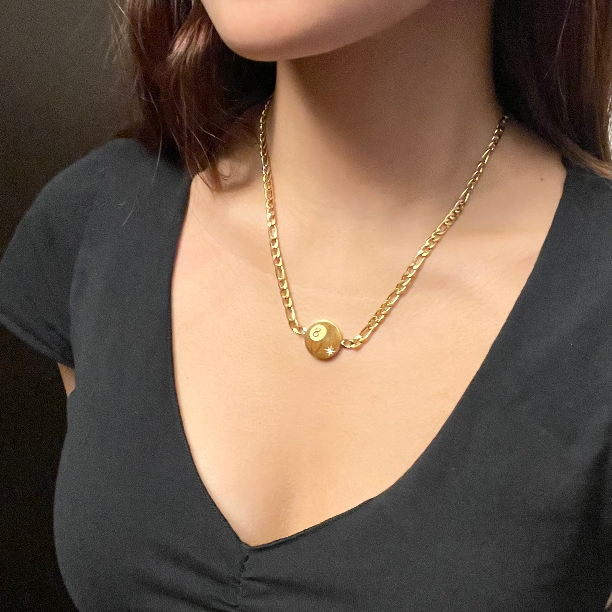 8 Ball Necklace