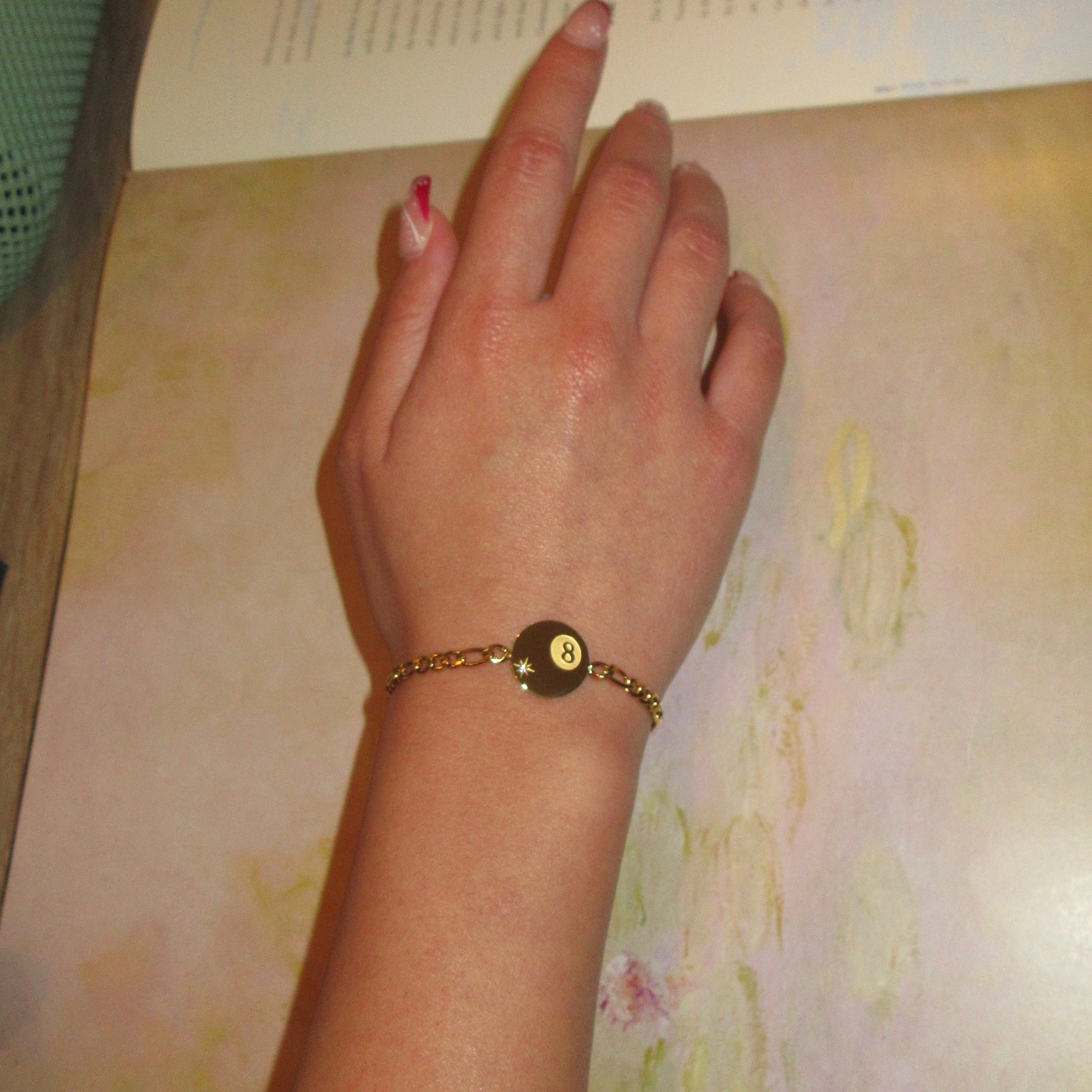 8 Ball Double-Sided Bracelet