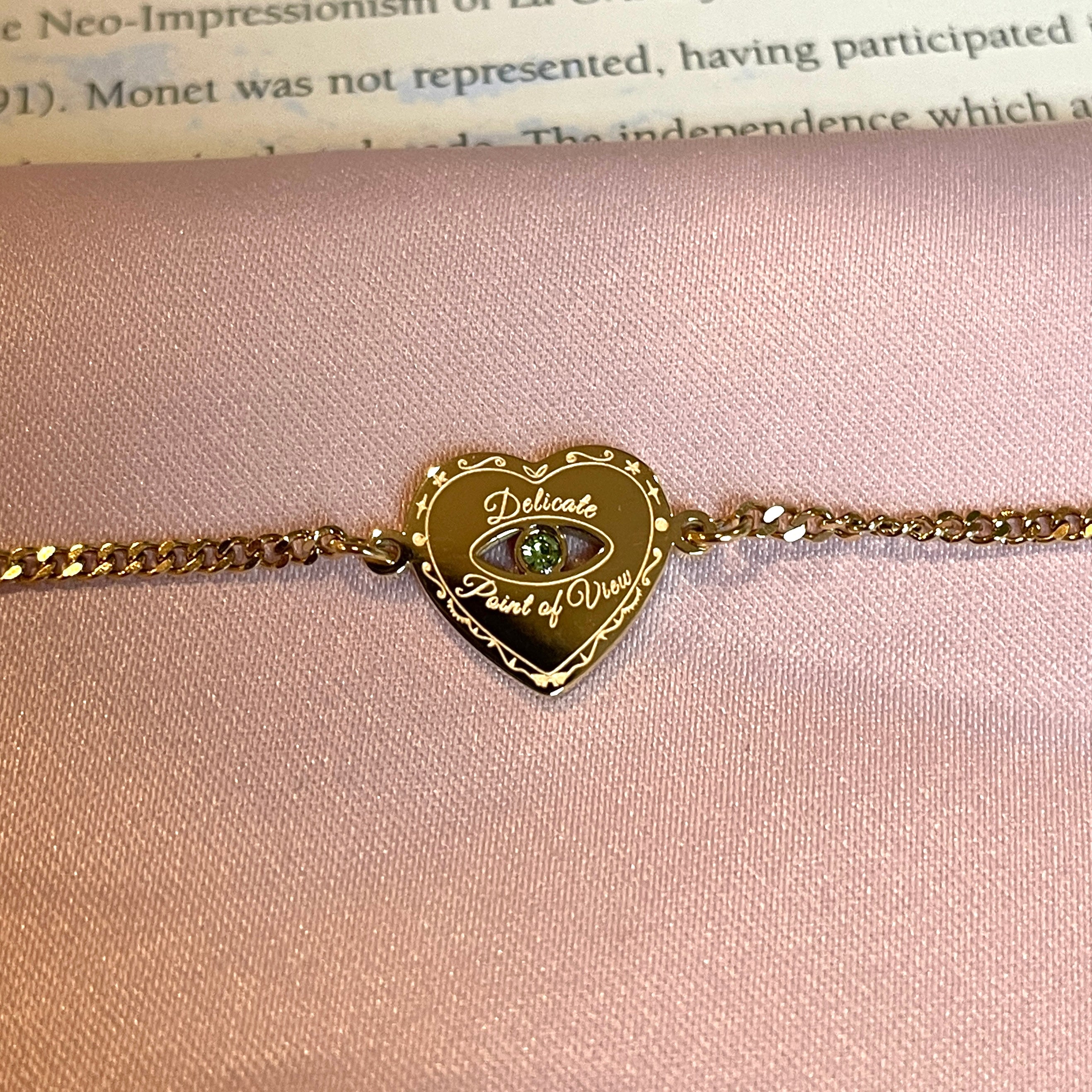 Delicate POV Crystal Bracelet