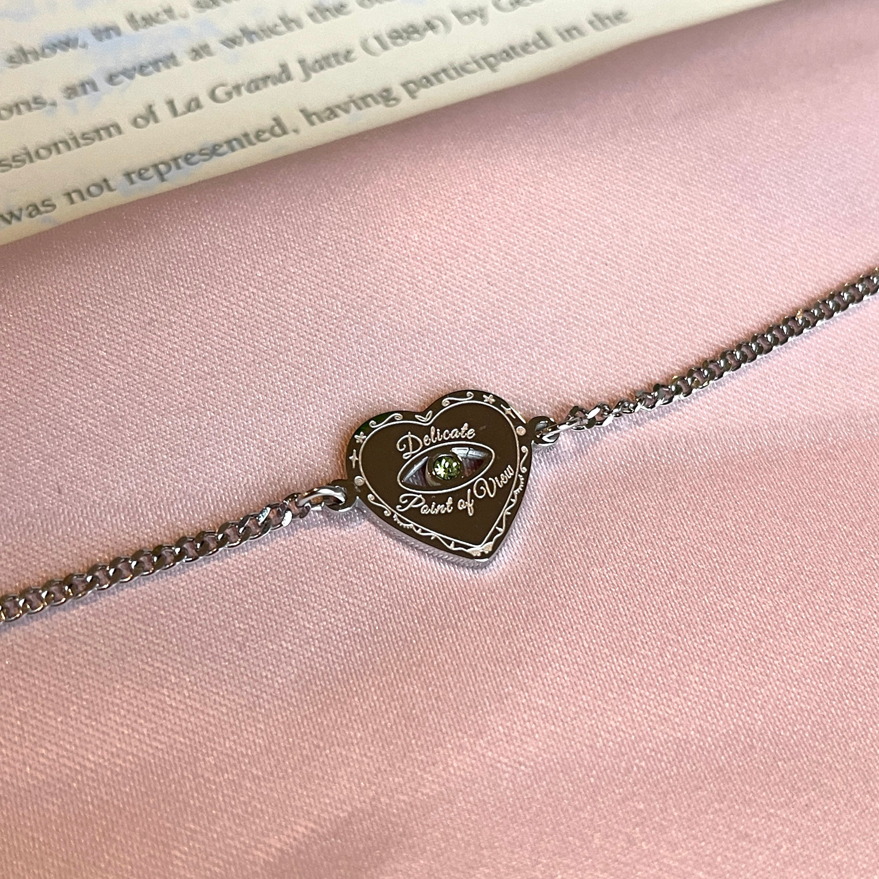 Delicate POV Crystal Bracelet