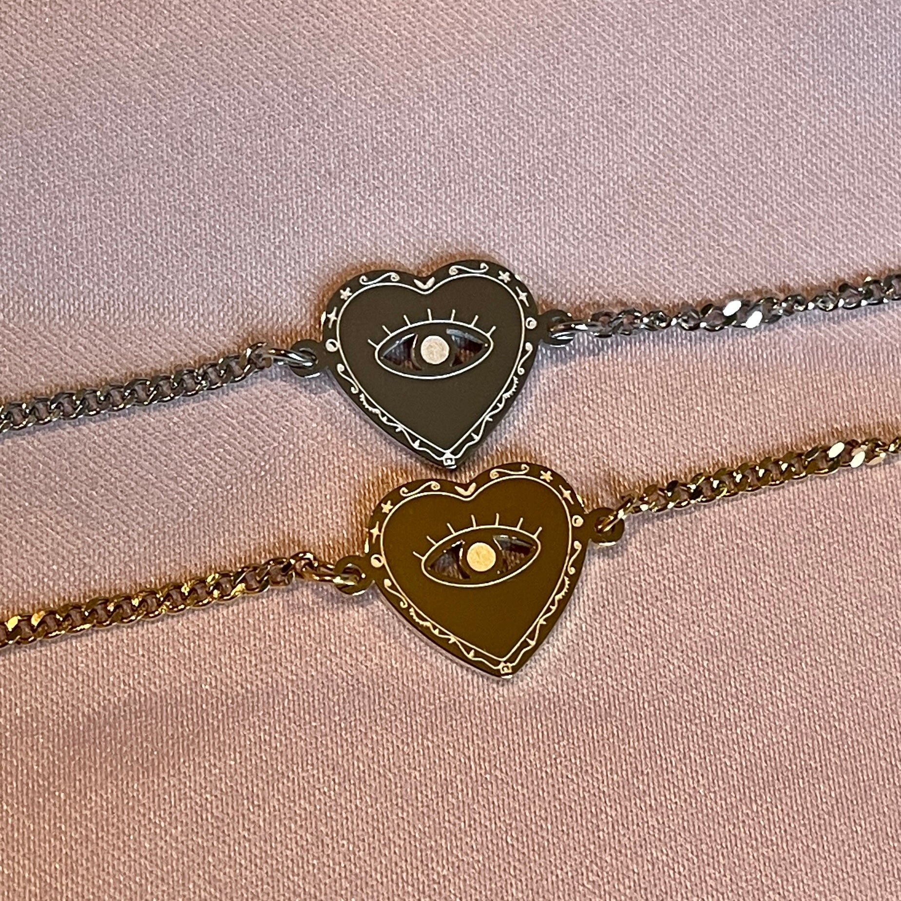 Delicate POV Crystal Bracelet