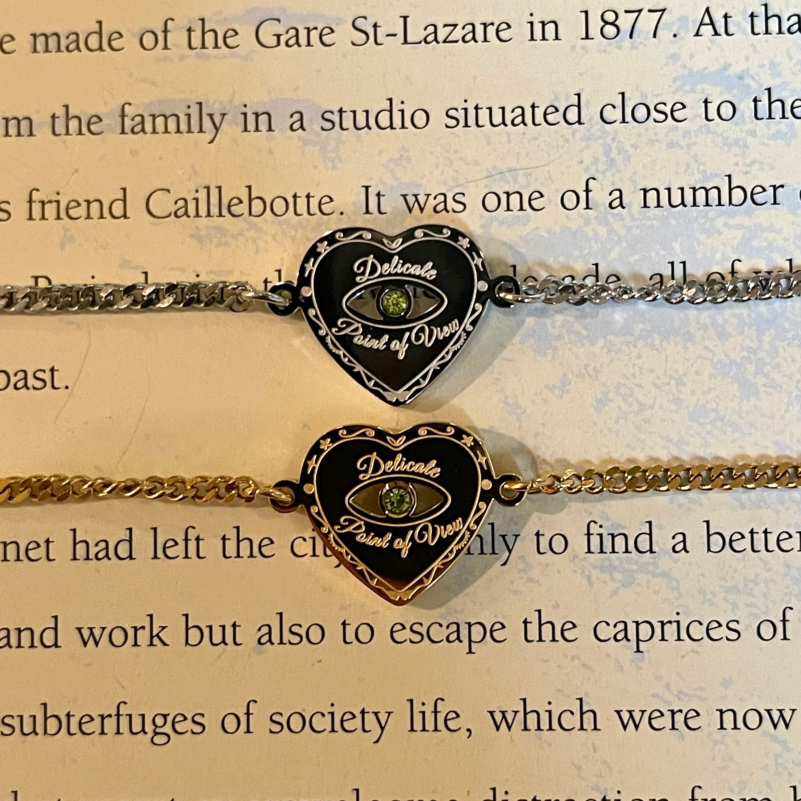 Delicate POV Crystal Bracelet