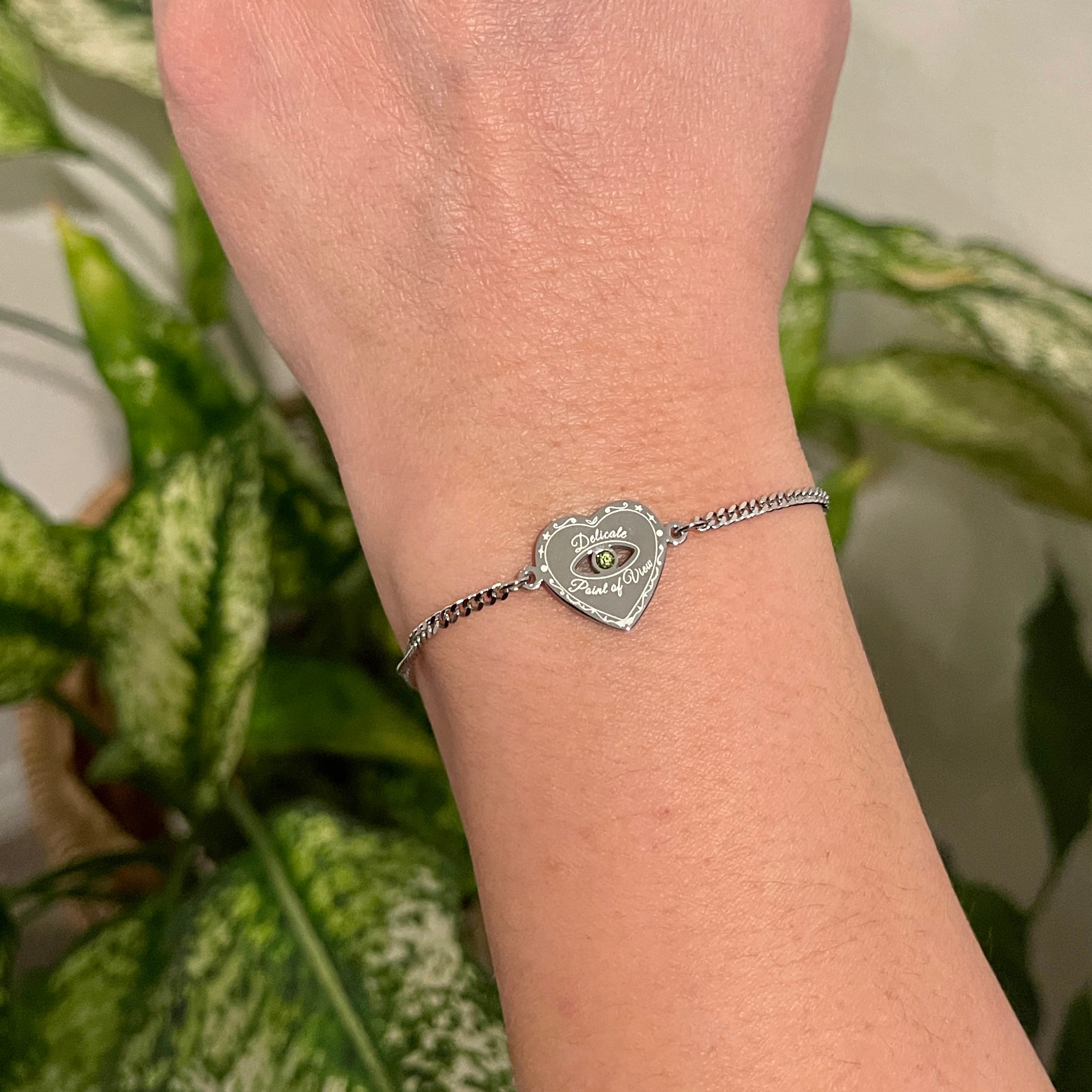 Delicate POV Crystal Bracelet