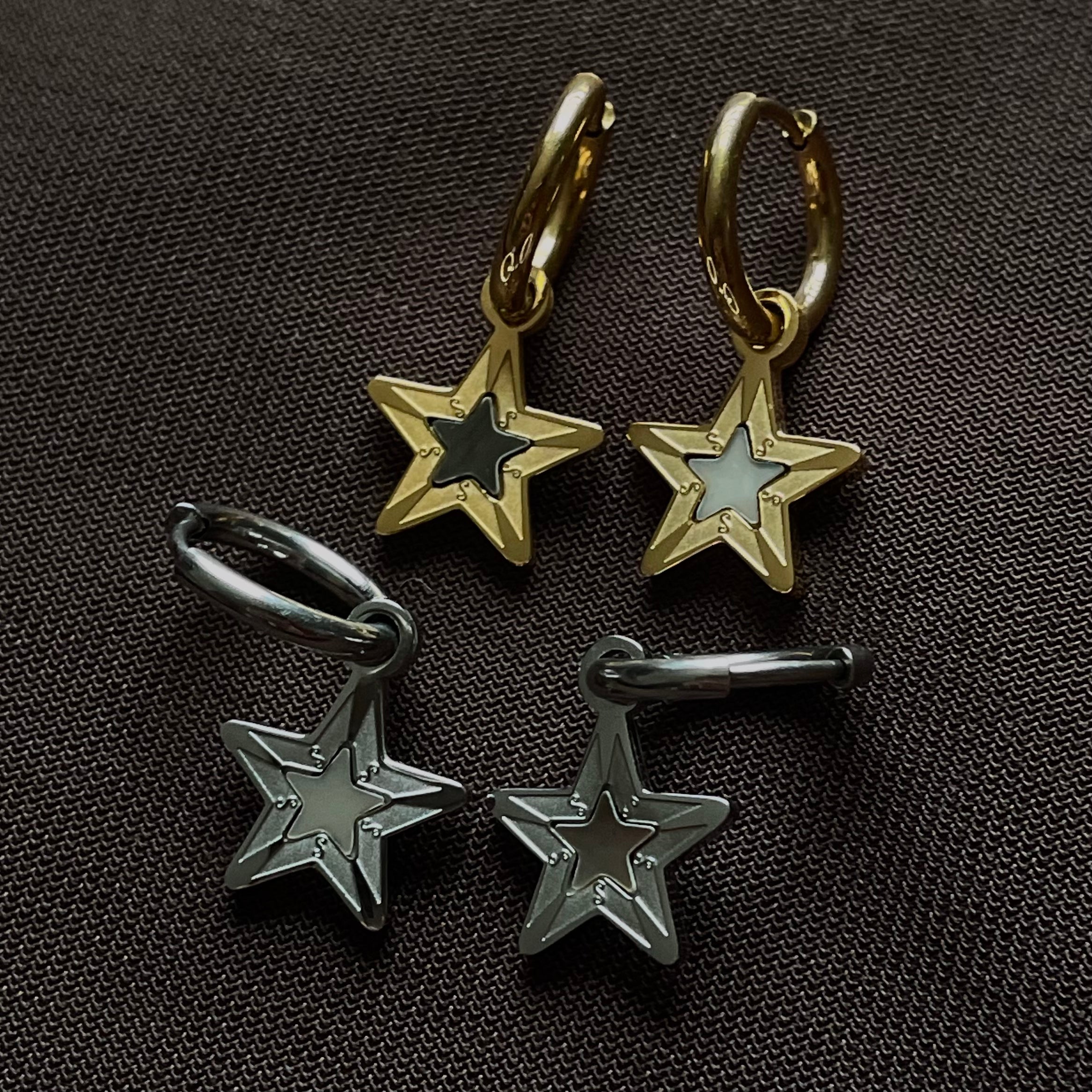 Stella Mini Hoop Light Shell Earrings