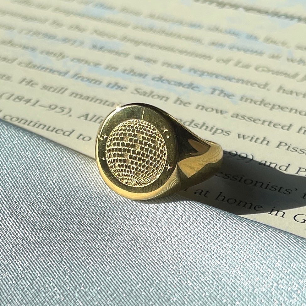 Shining For You Signet Ring