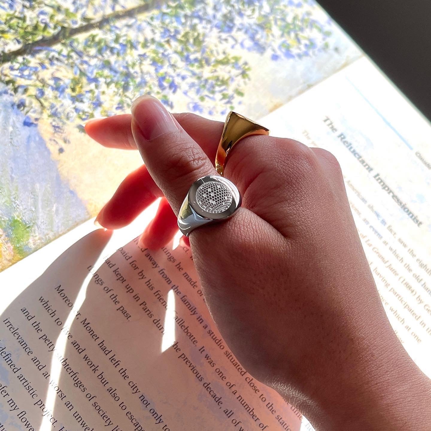 Shining For You Signet Ring