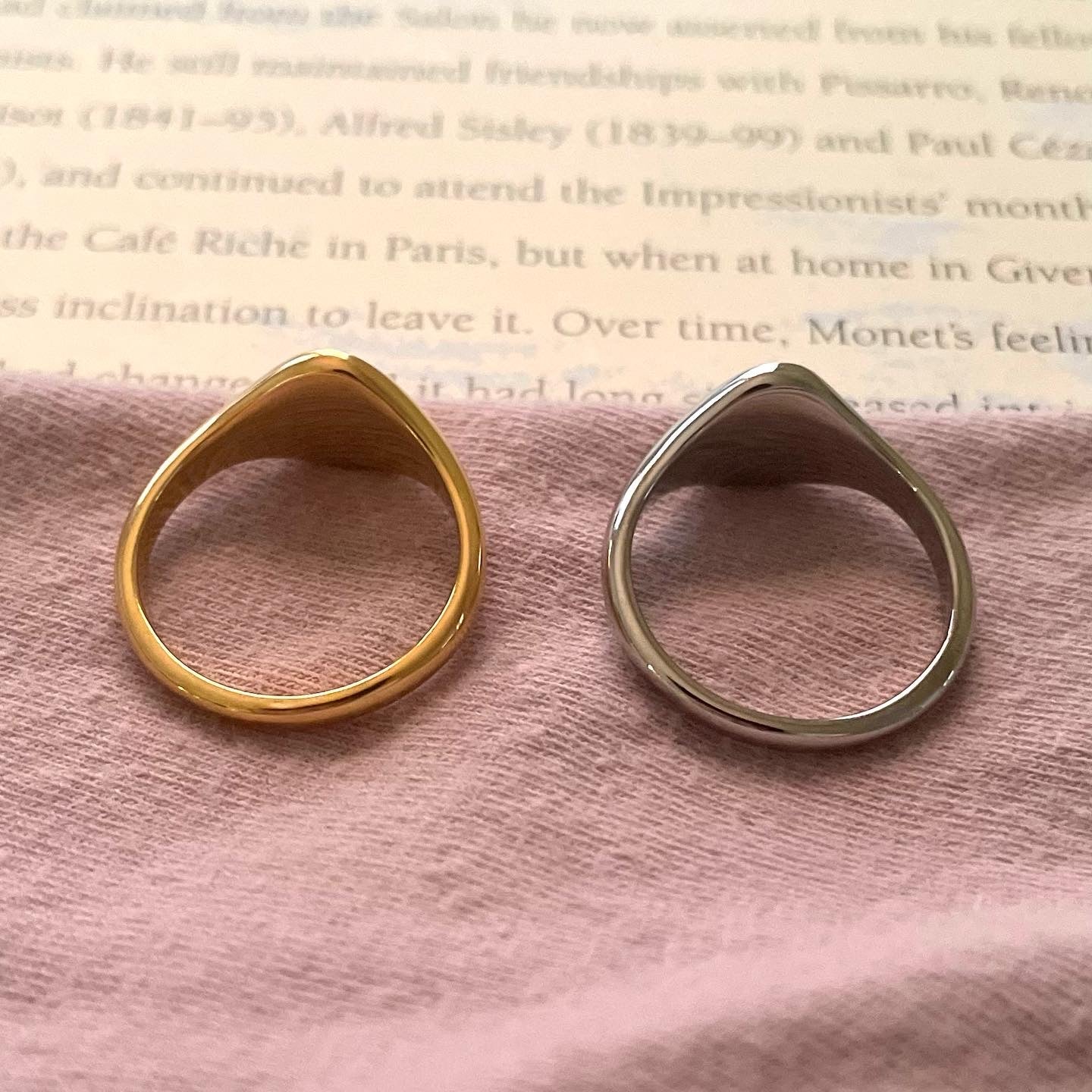 Strong Enough Dainty Ring *WITH & WITHOUT TEXT, PLEASE READ*