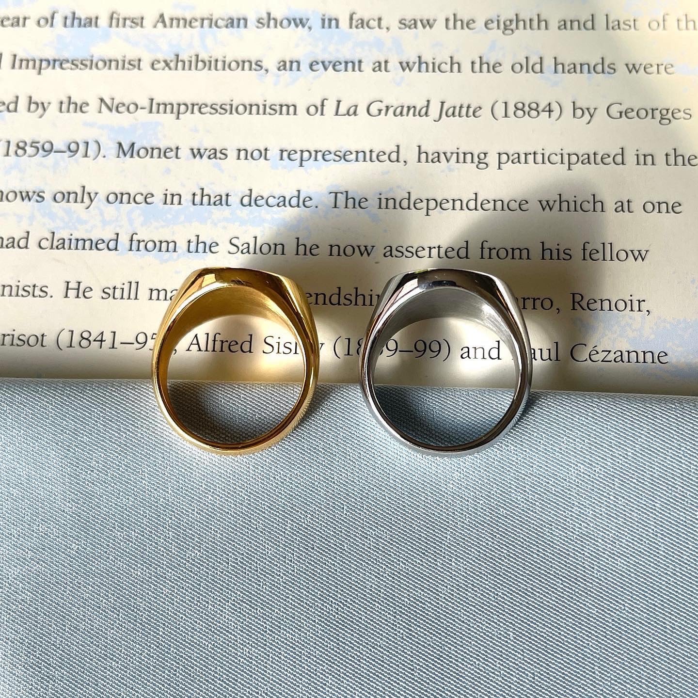 Shining For You Signet Ring