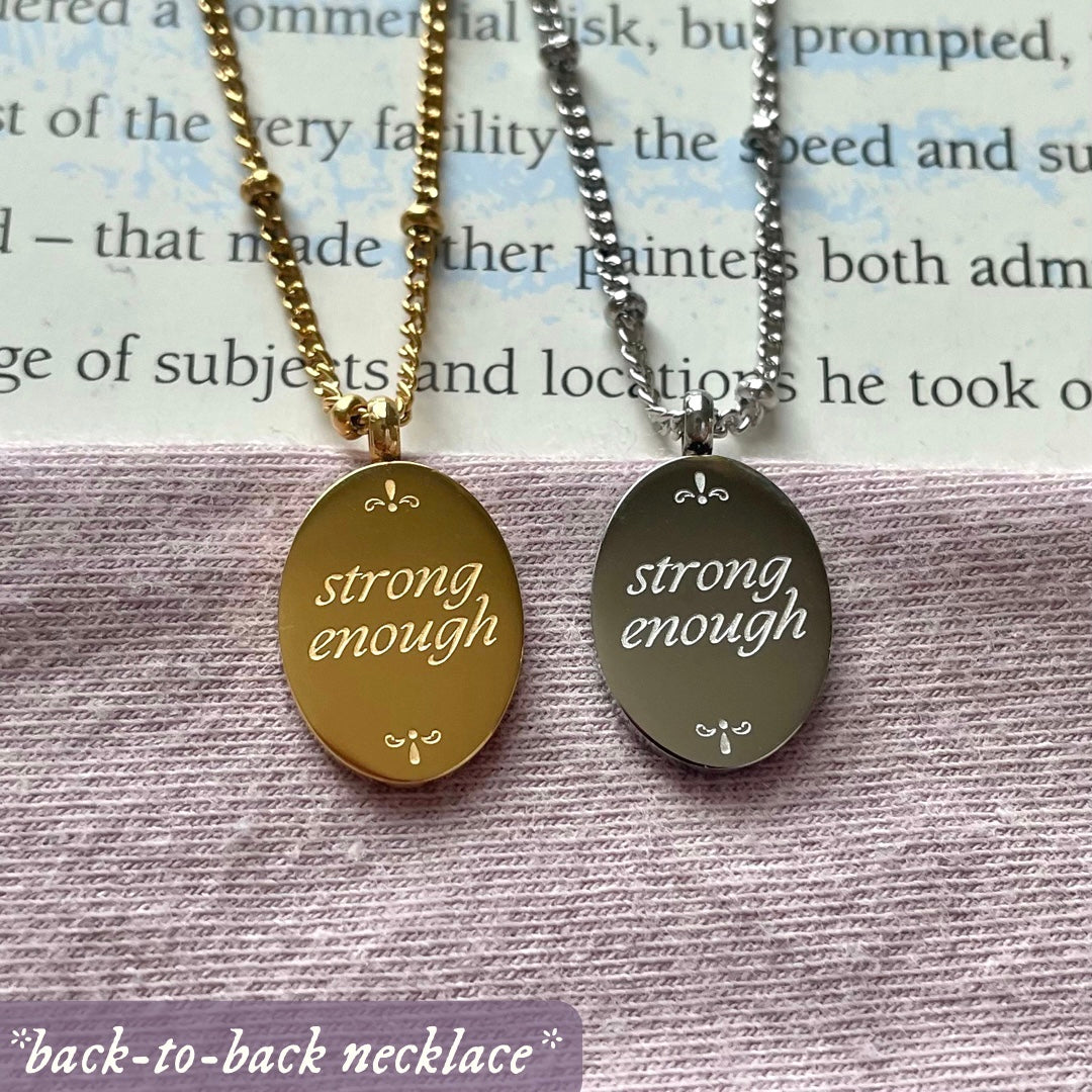 Strong Enough Dainty Necklace
