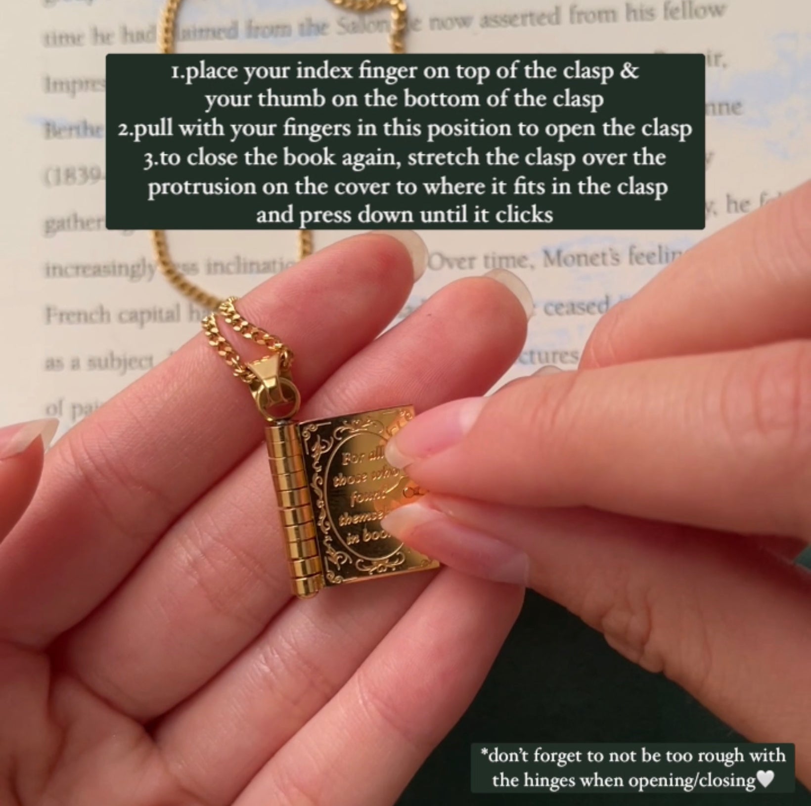 Book Lovers Necklace