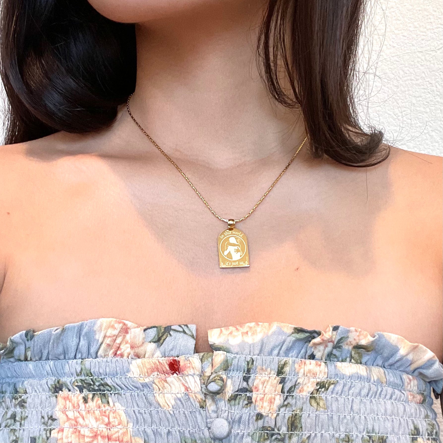 In This World Double-Sided Necklace
