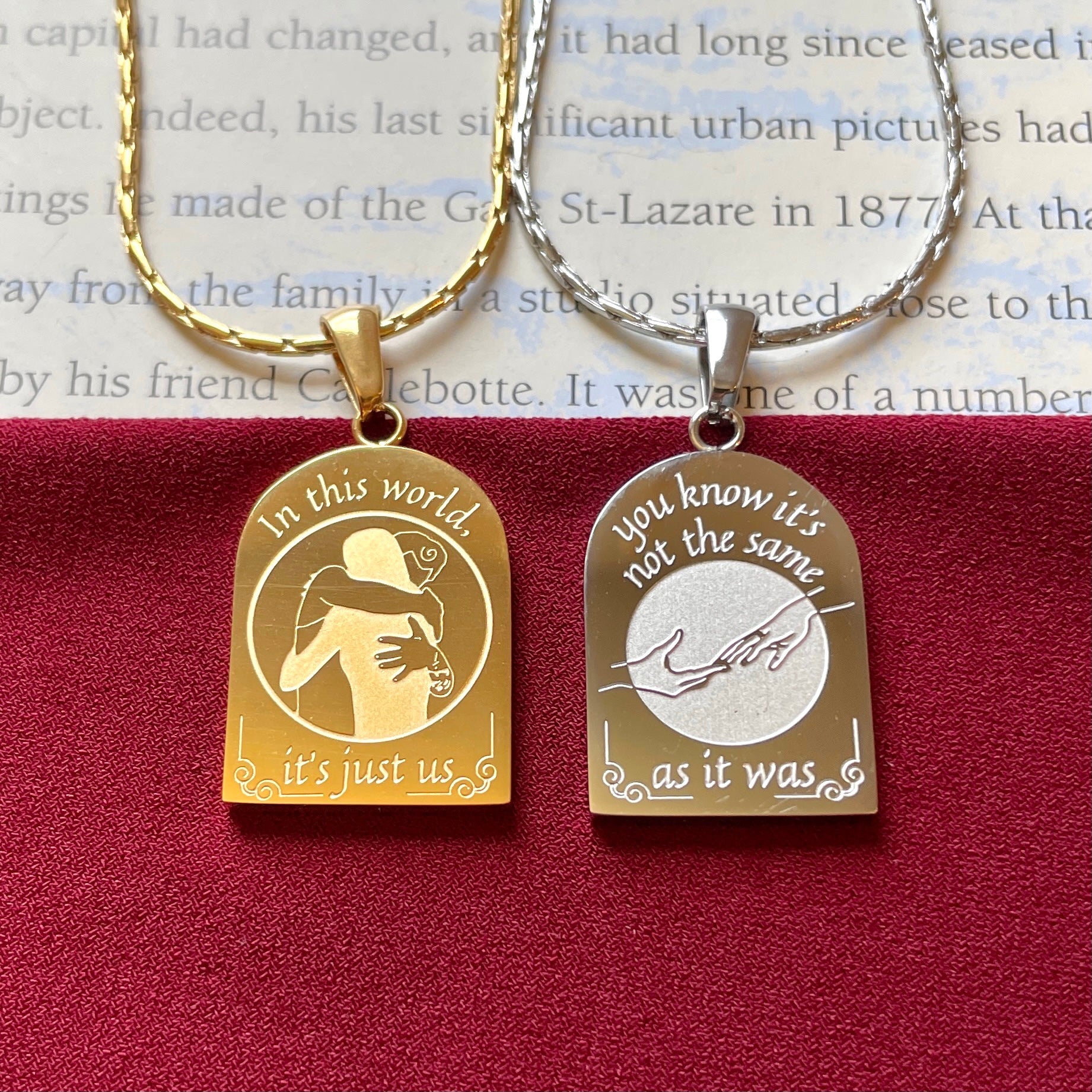 In This World Double-Sided Necklace