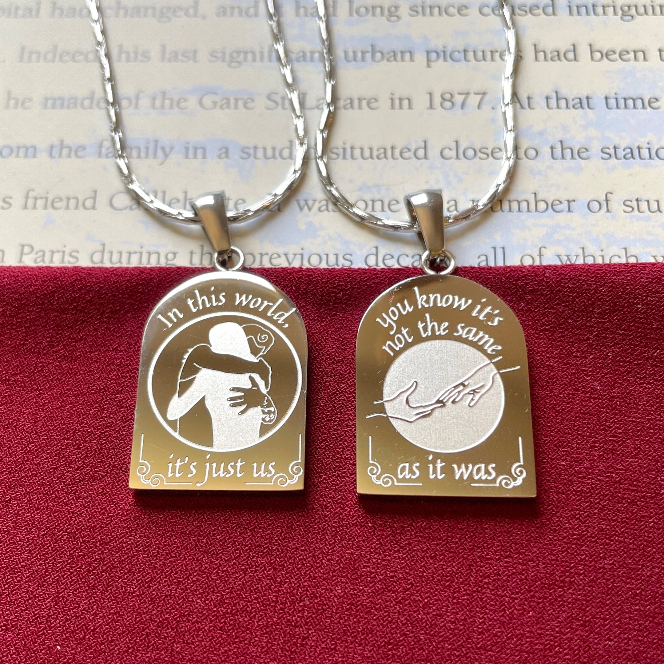 In This World Double-Sided Necklace