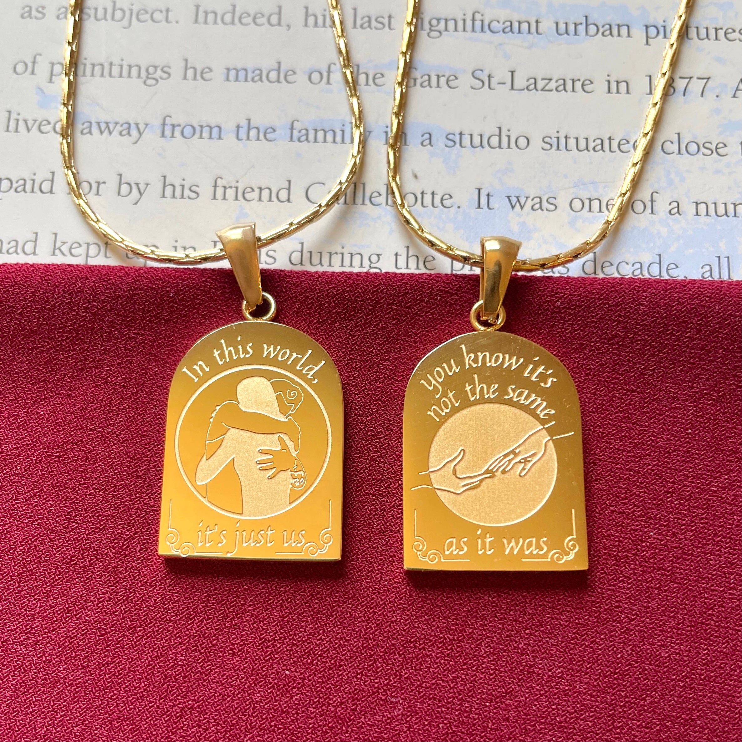 In This World Double-Sided Necklace