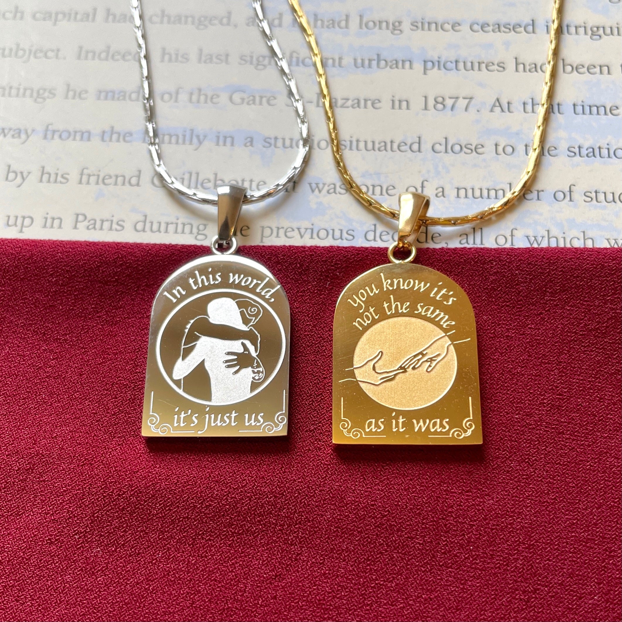 In This World Double-Sided Necklace