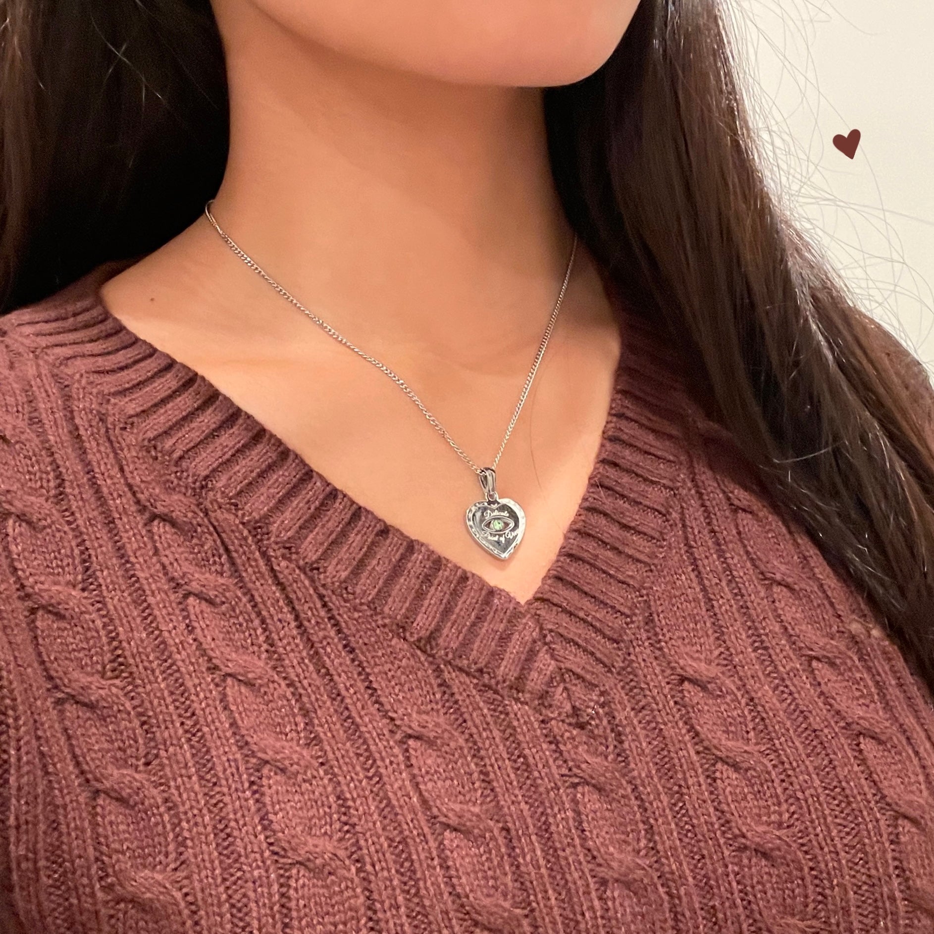 Delicate POV Crystal Necklace