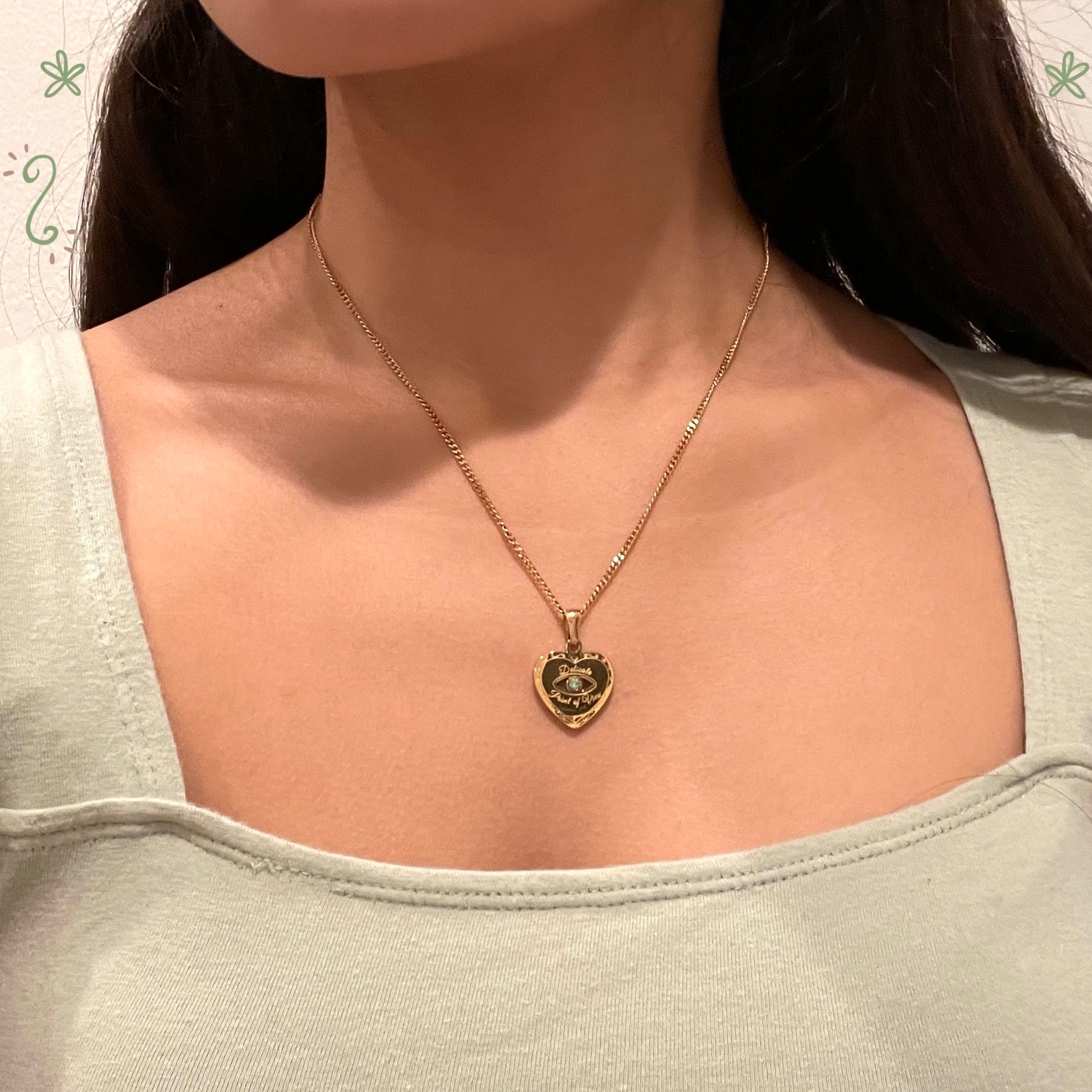 Delicate POV Crystal Necklace