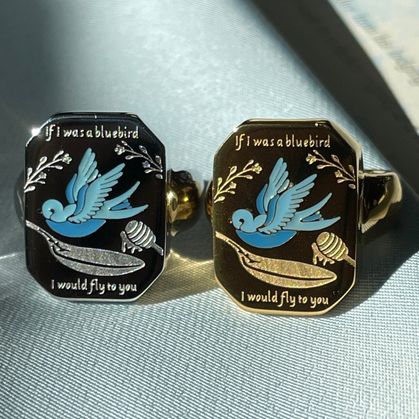 Bluebird Signet Ring