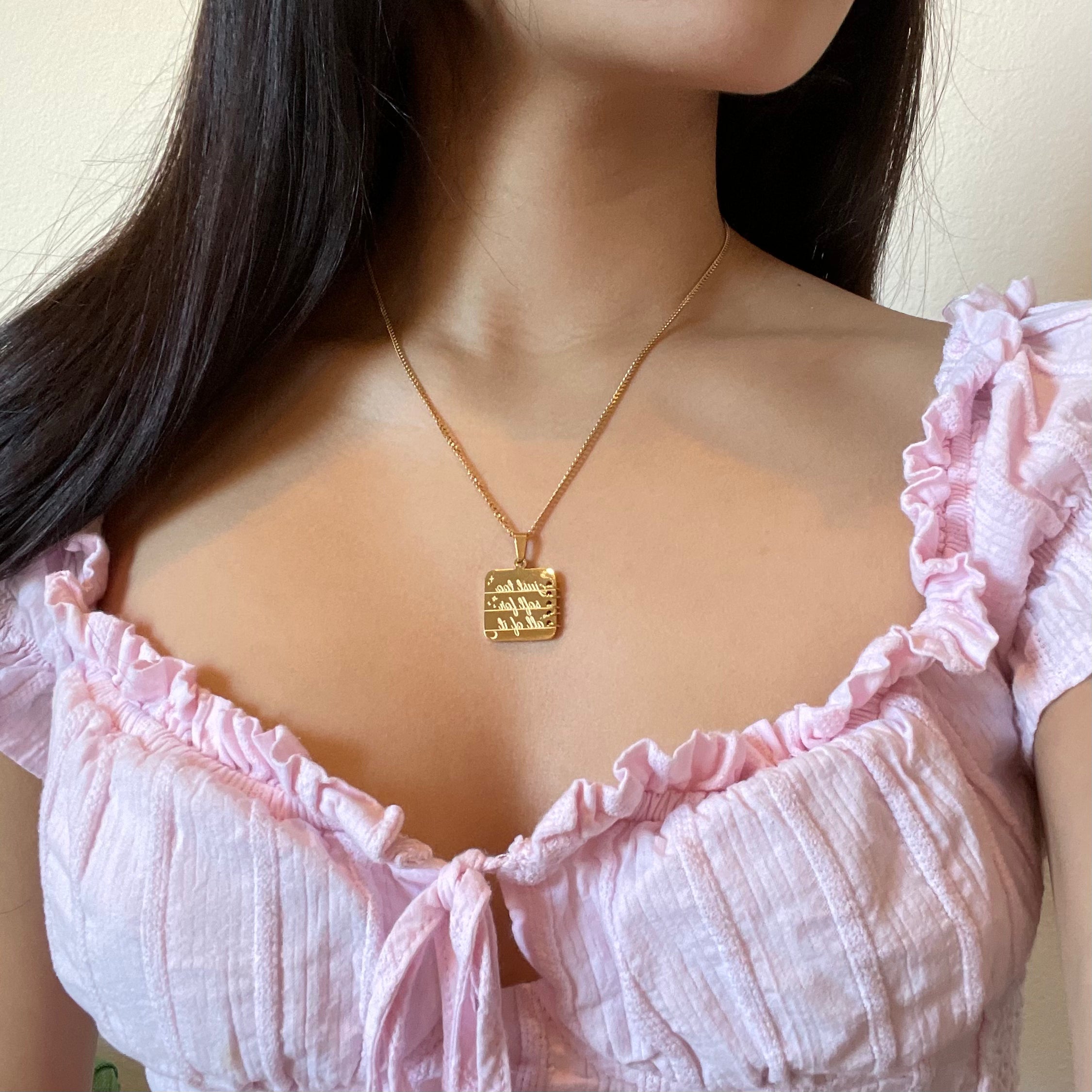 Soft Mind Double-Sided Necklace