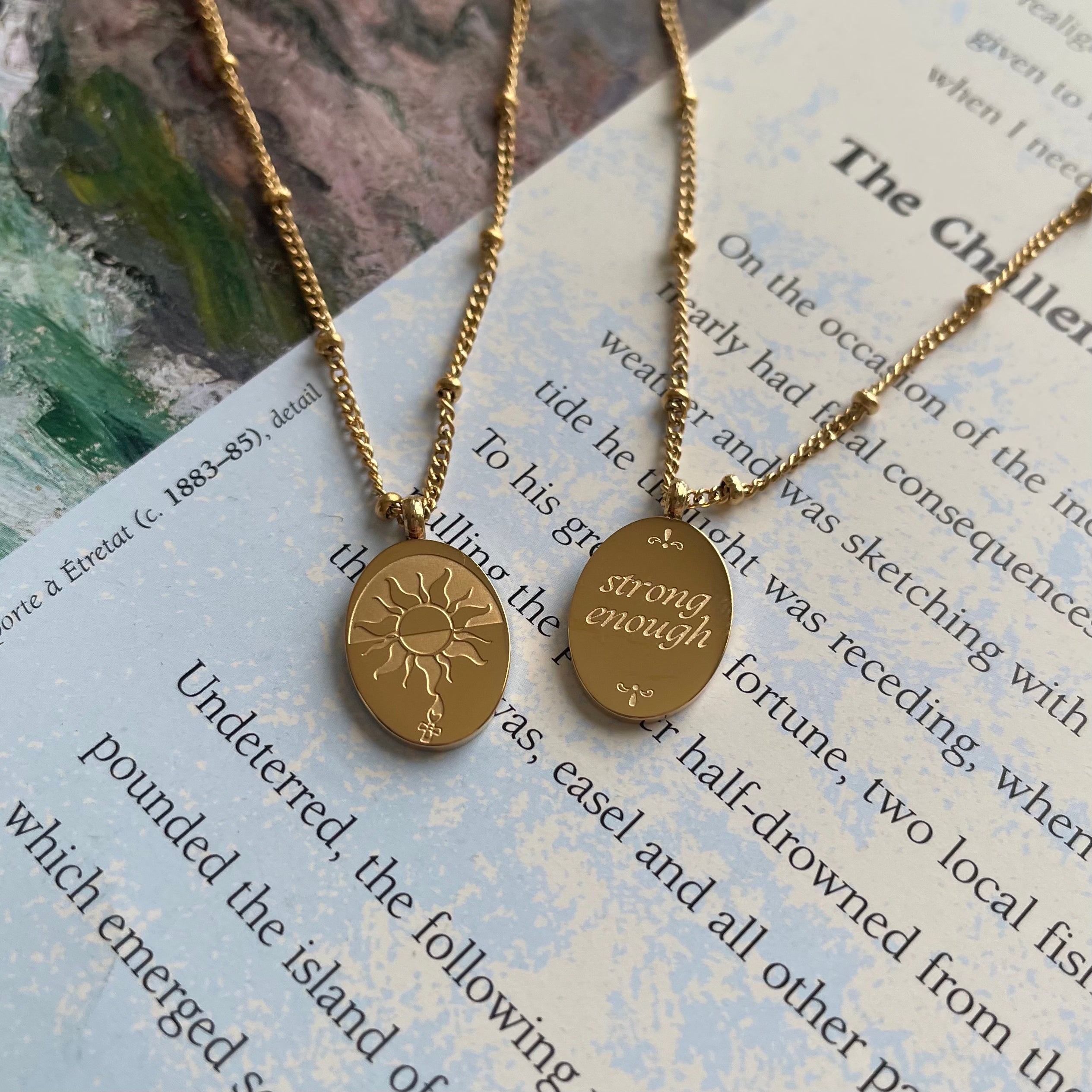 Strong Enough Dainty Necklace