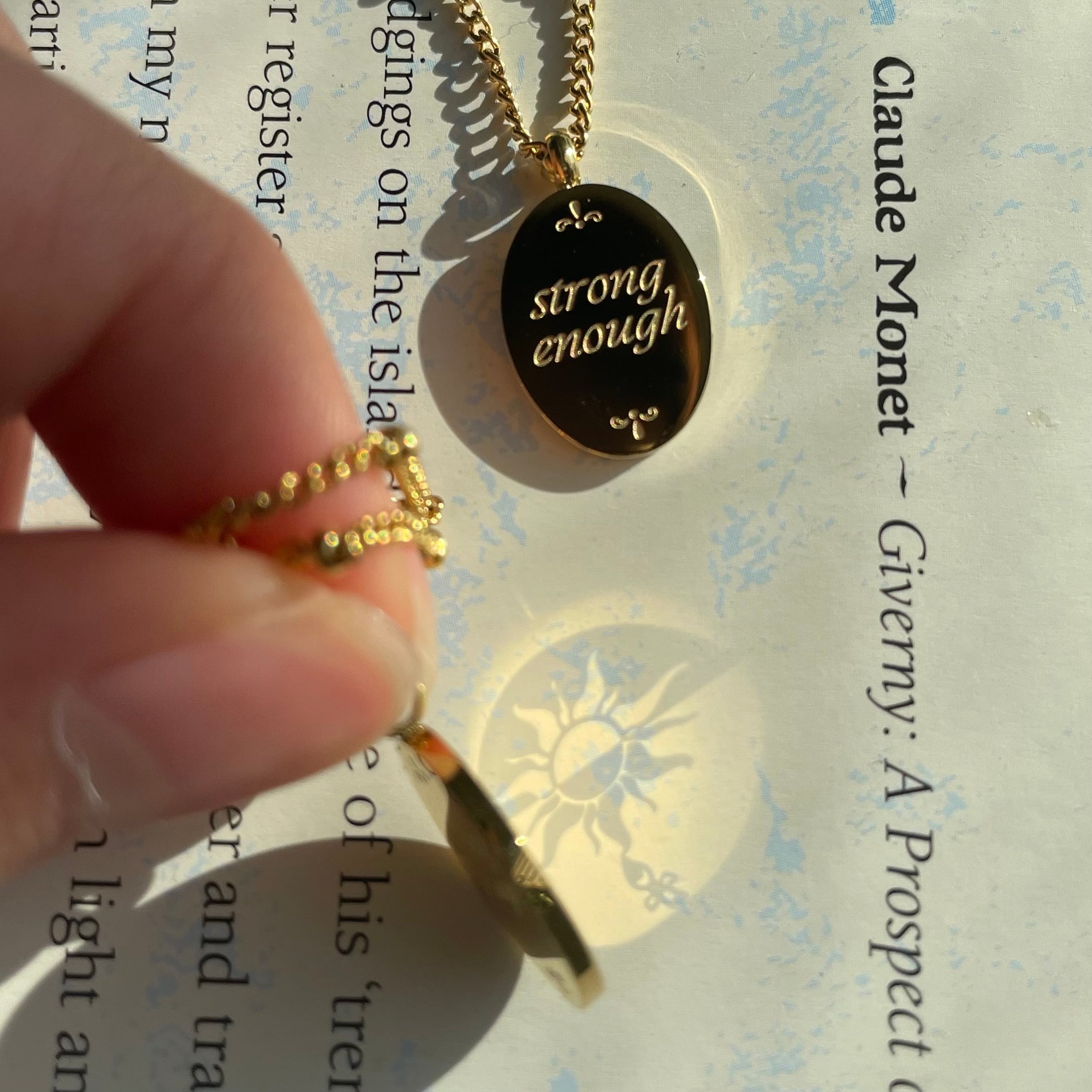 Strong Enough Dainty Necklace