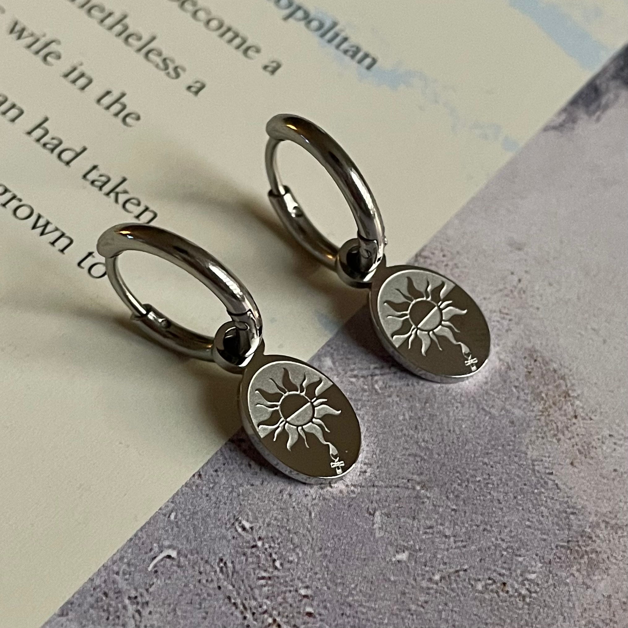 Strong Enough Dainty Mini Hoop Earrings