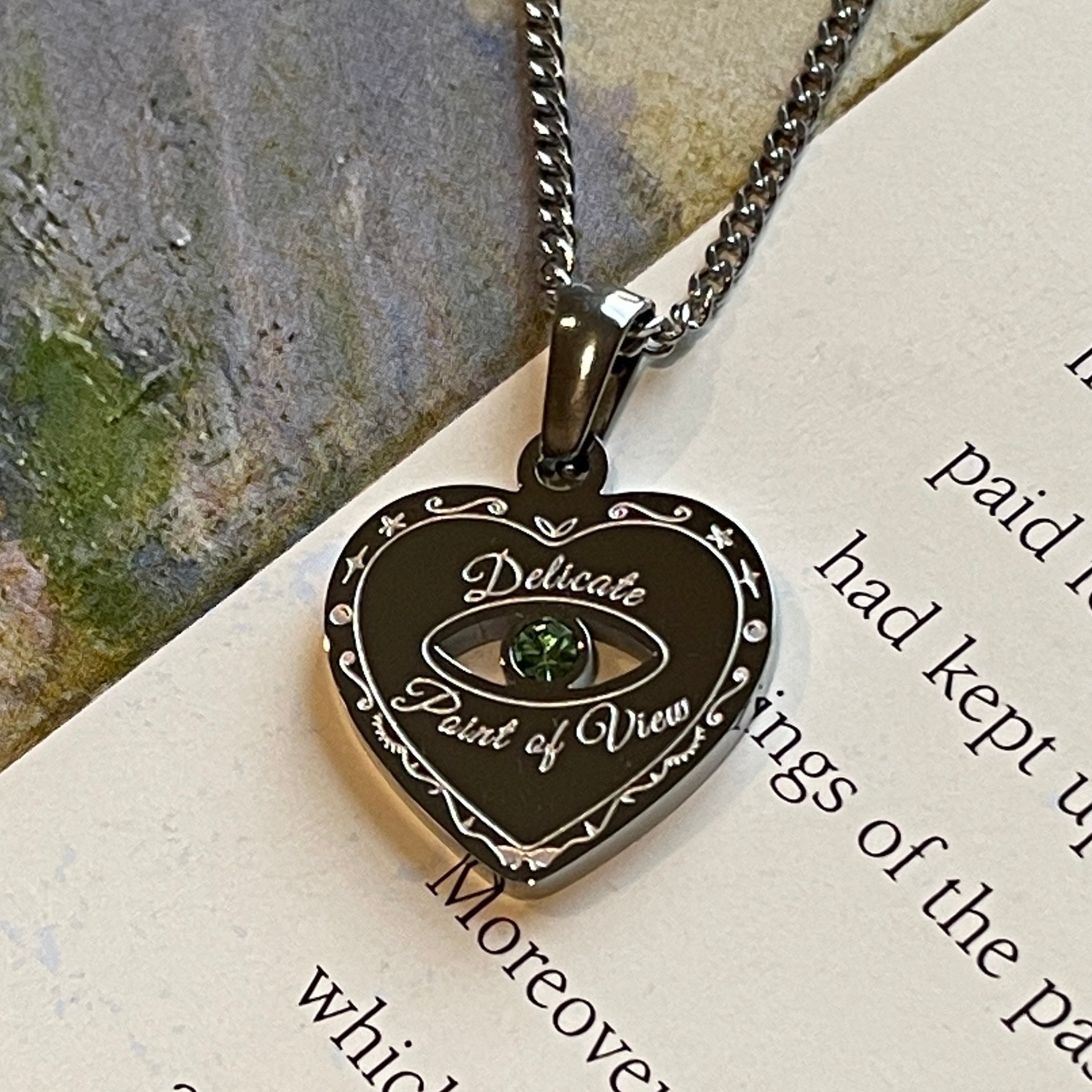 Delicate POV Crystal Necklace