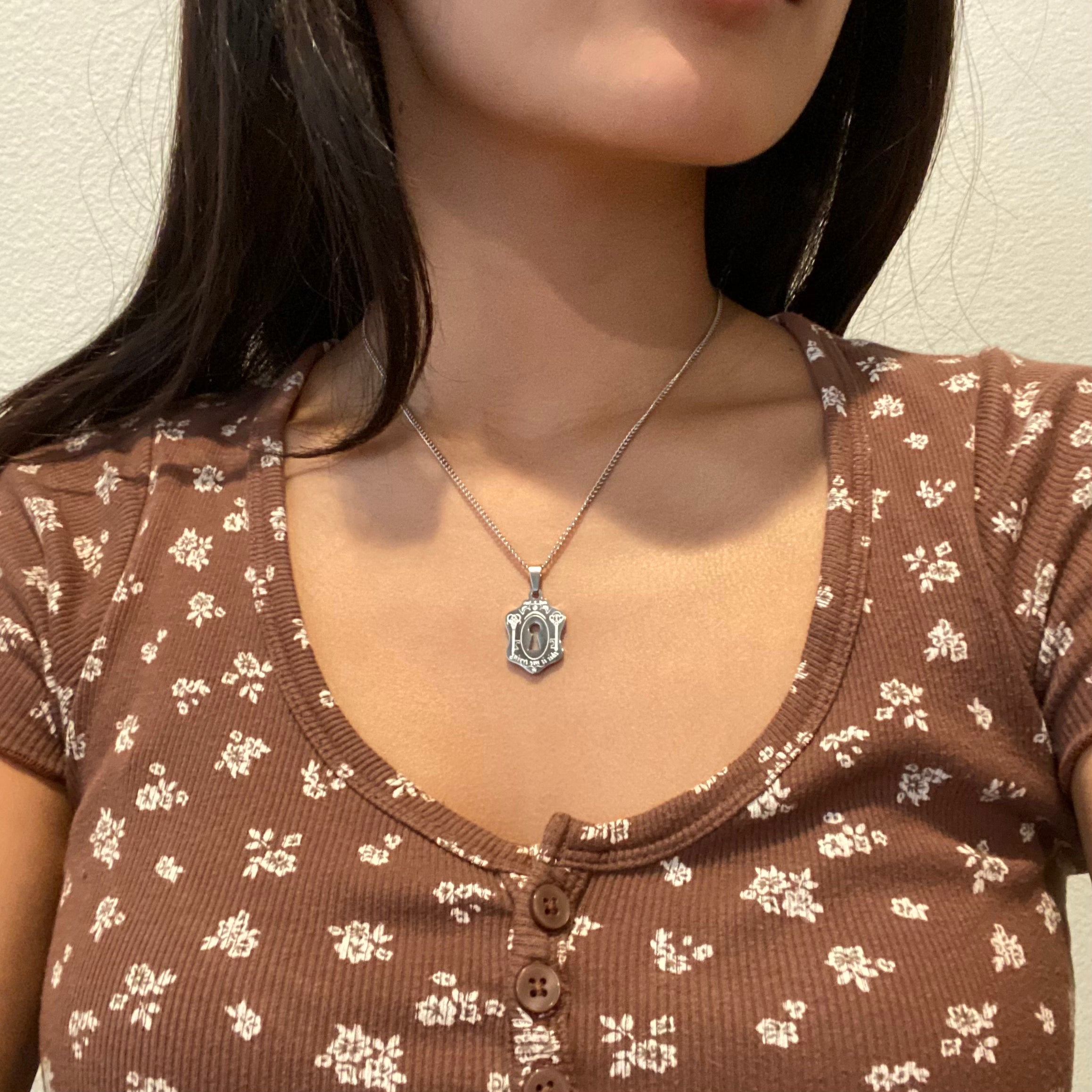 Keyhole Necklace