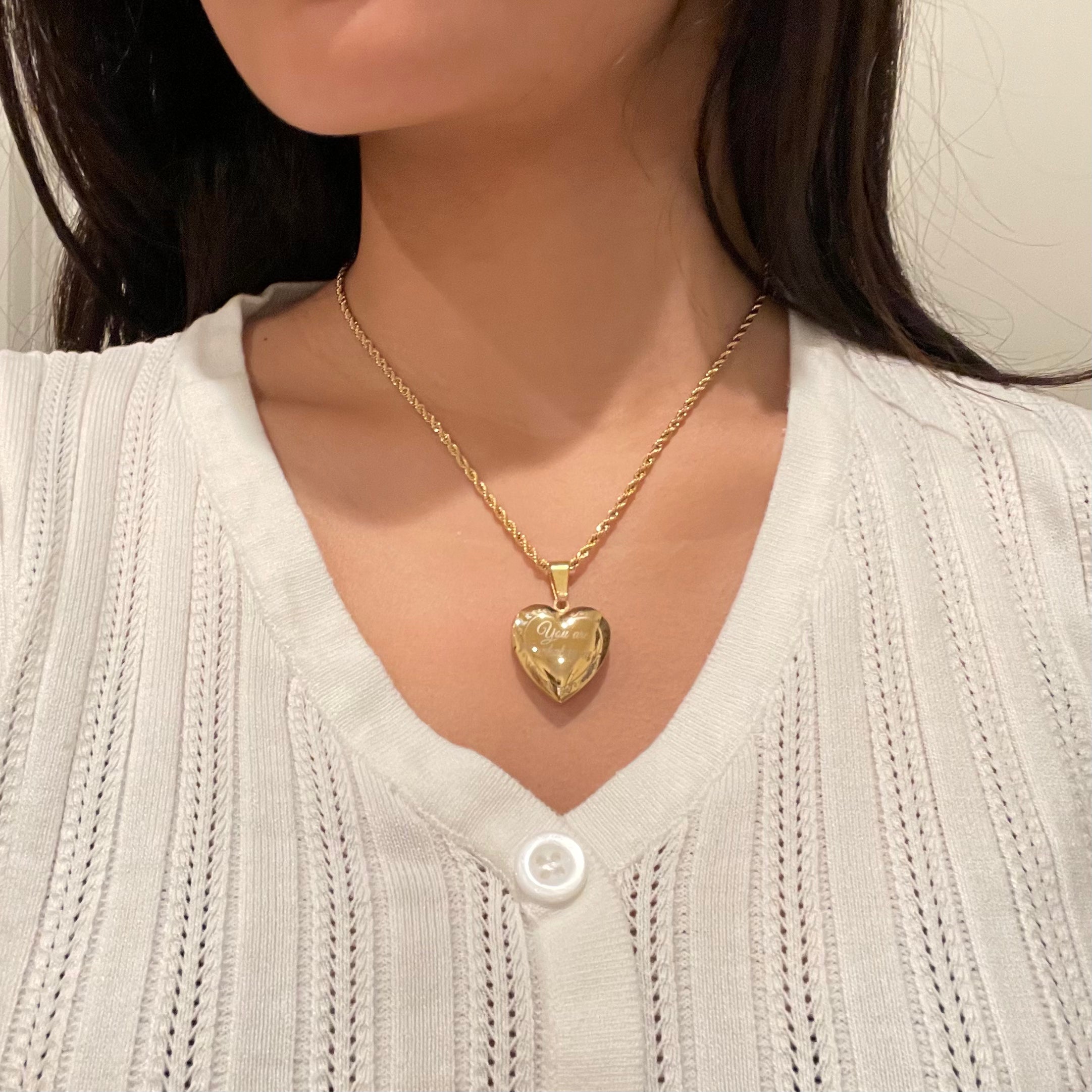 Lovely Memories Heart Locket Necklace