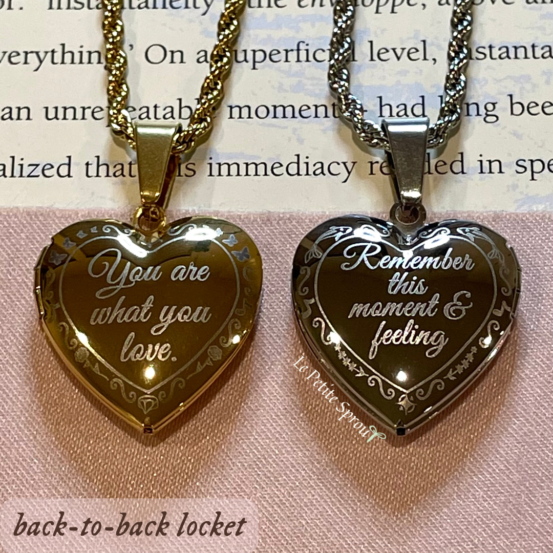 Lovely Memories Heart Locket Necklace
