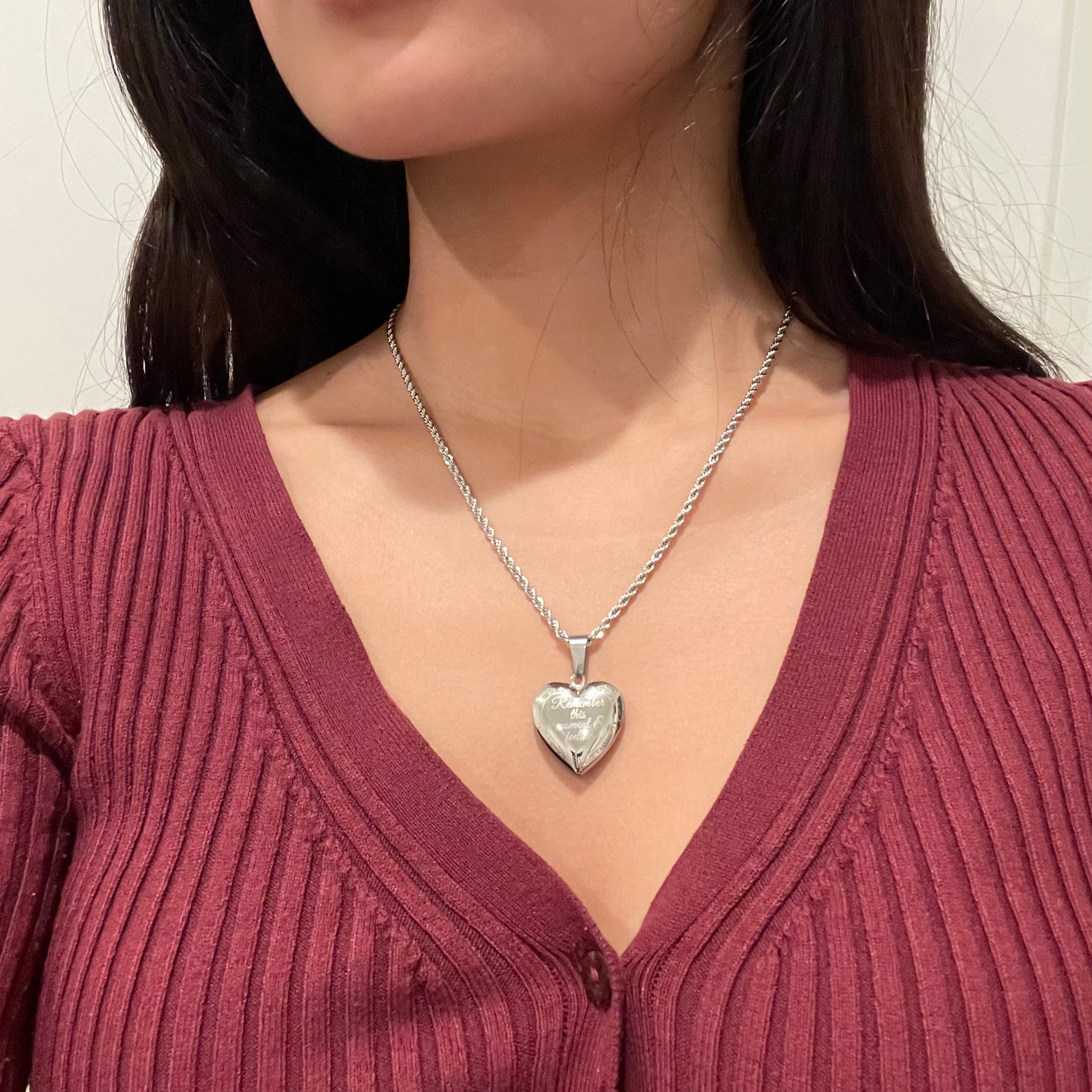 Lovely Memories Heart Locket Necklace