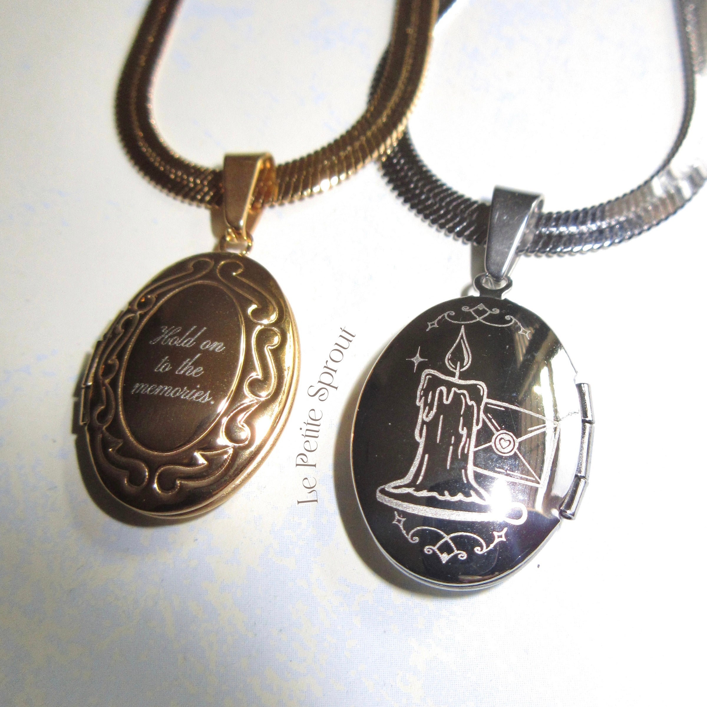Hold on to Memories Locket Necklace – Le Petite Sprout