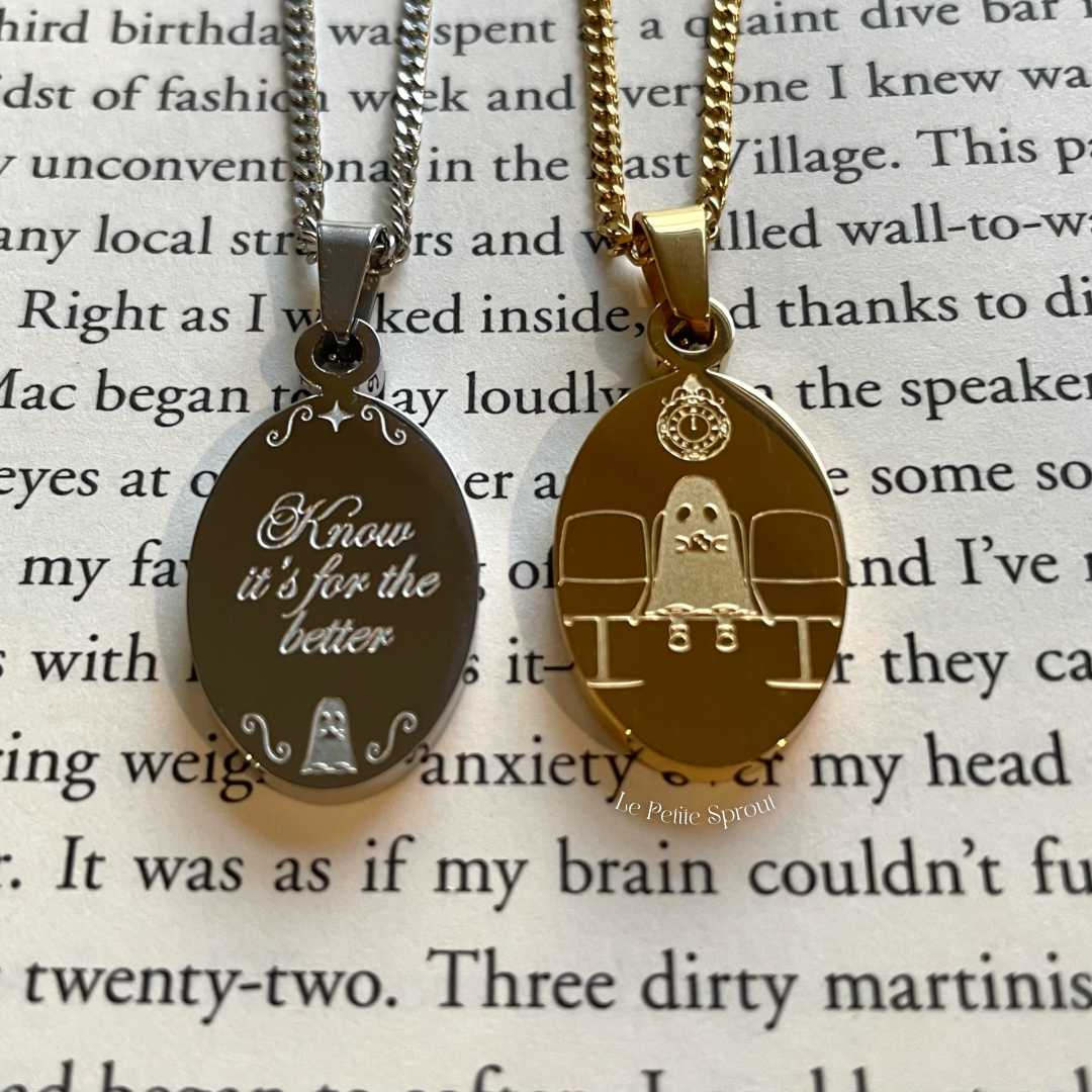 Ghostly Waiting Double-Sided Necklace