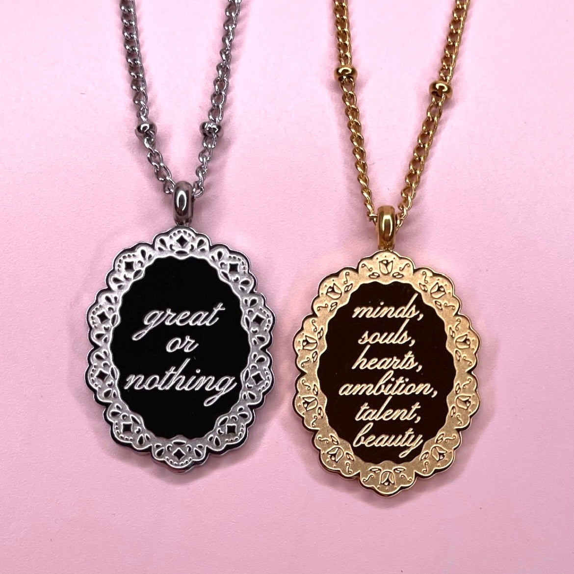 Great Beauty Double-Sided Necklace