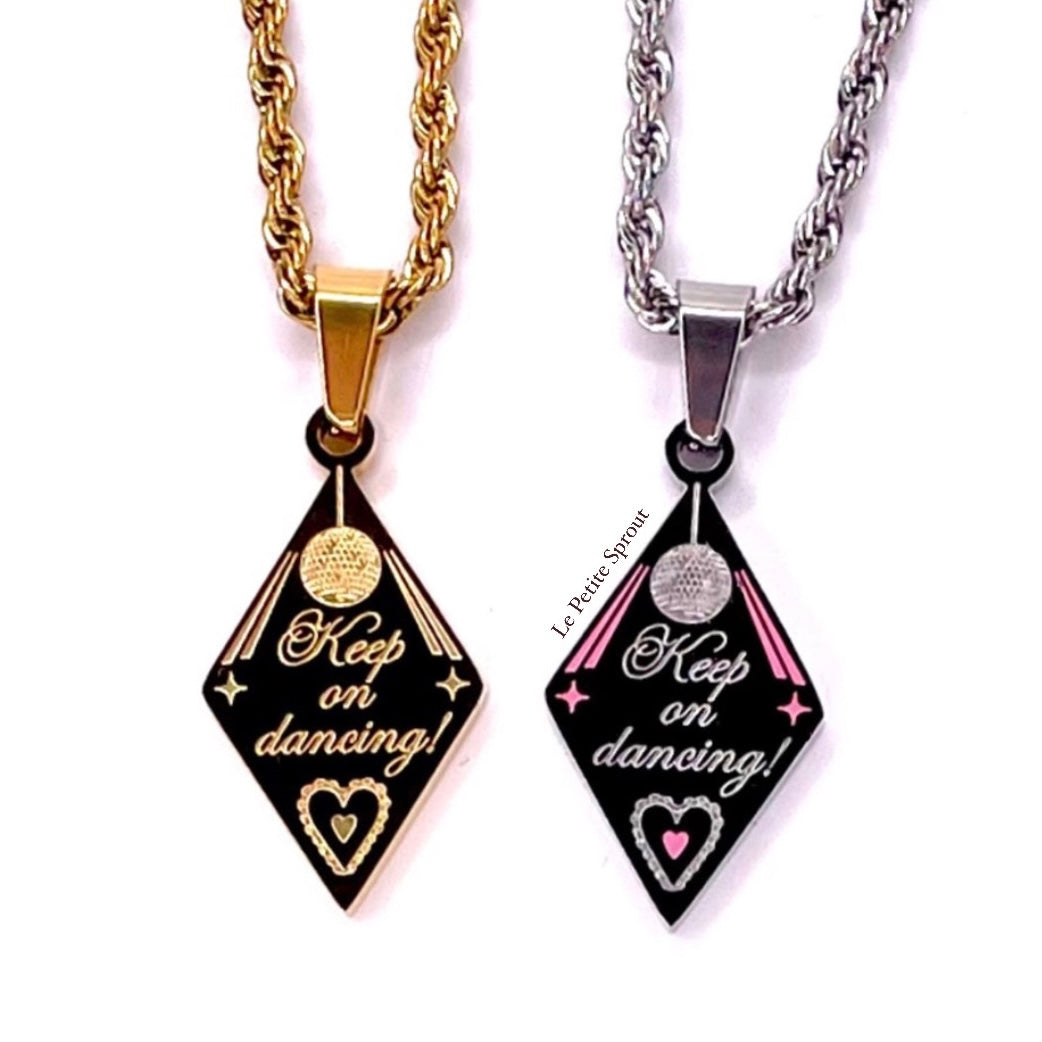 Keep on Dancing Double-Sided Necklace